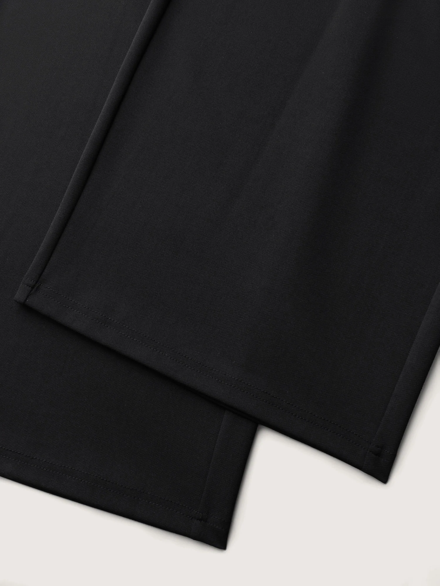 Solid Elastic Waist Pleated Wide Leg Pants - Image 7