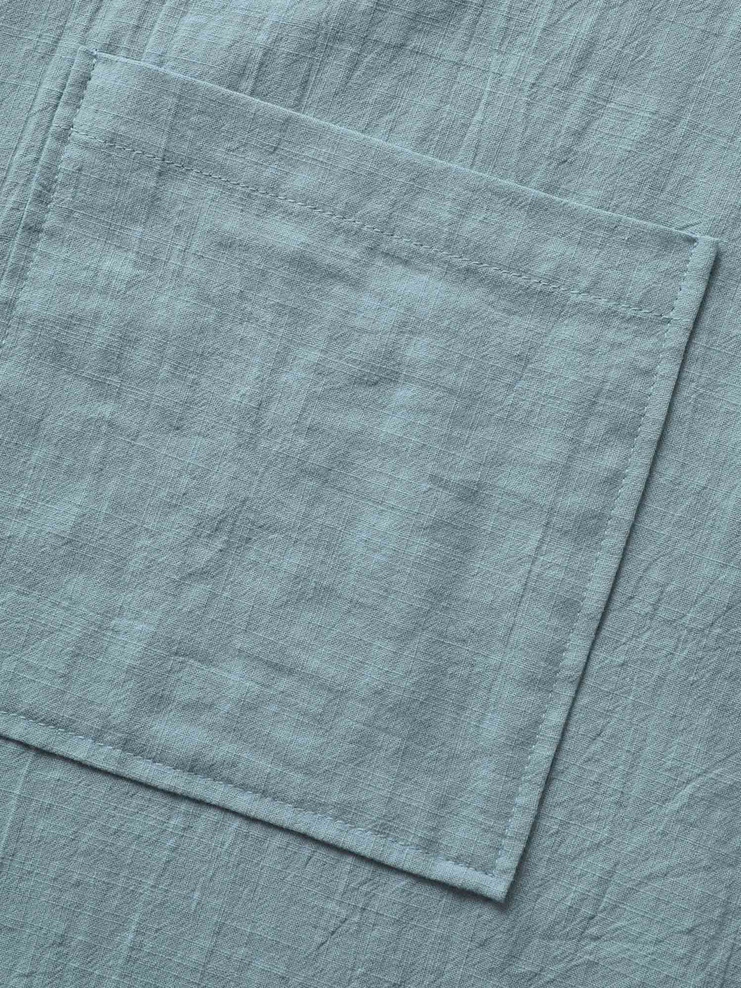 Cotton Solid Patch Pocket Button Detail Jumpsuit - Image 6
