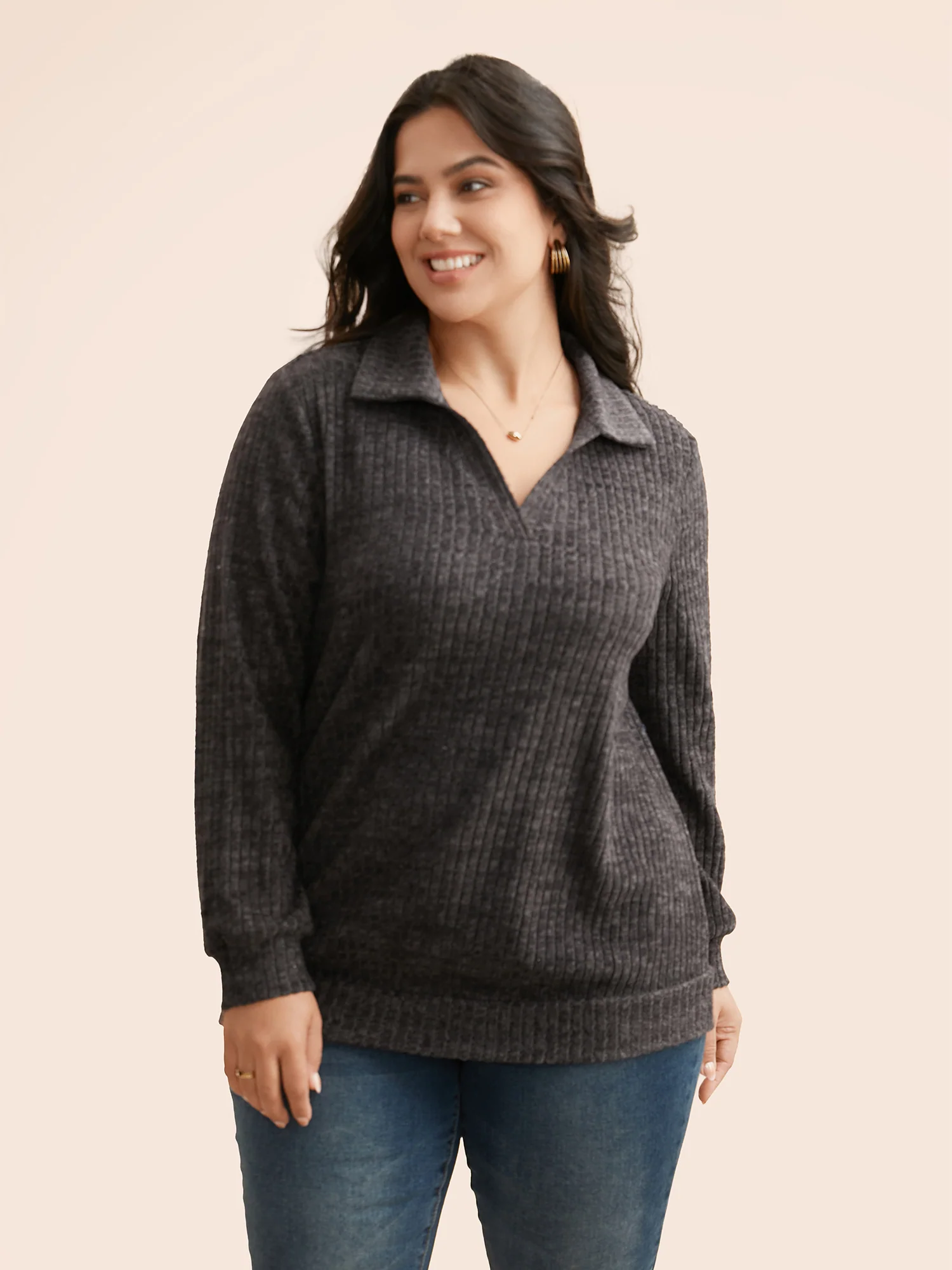 Solid Pit Strip Stretch Sweatshirt - Image 10