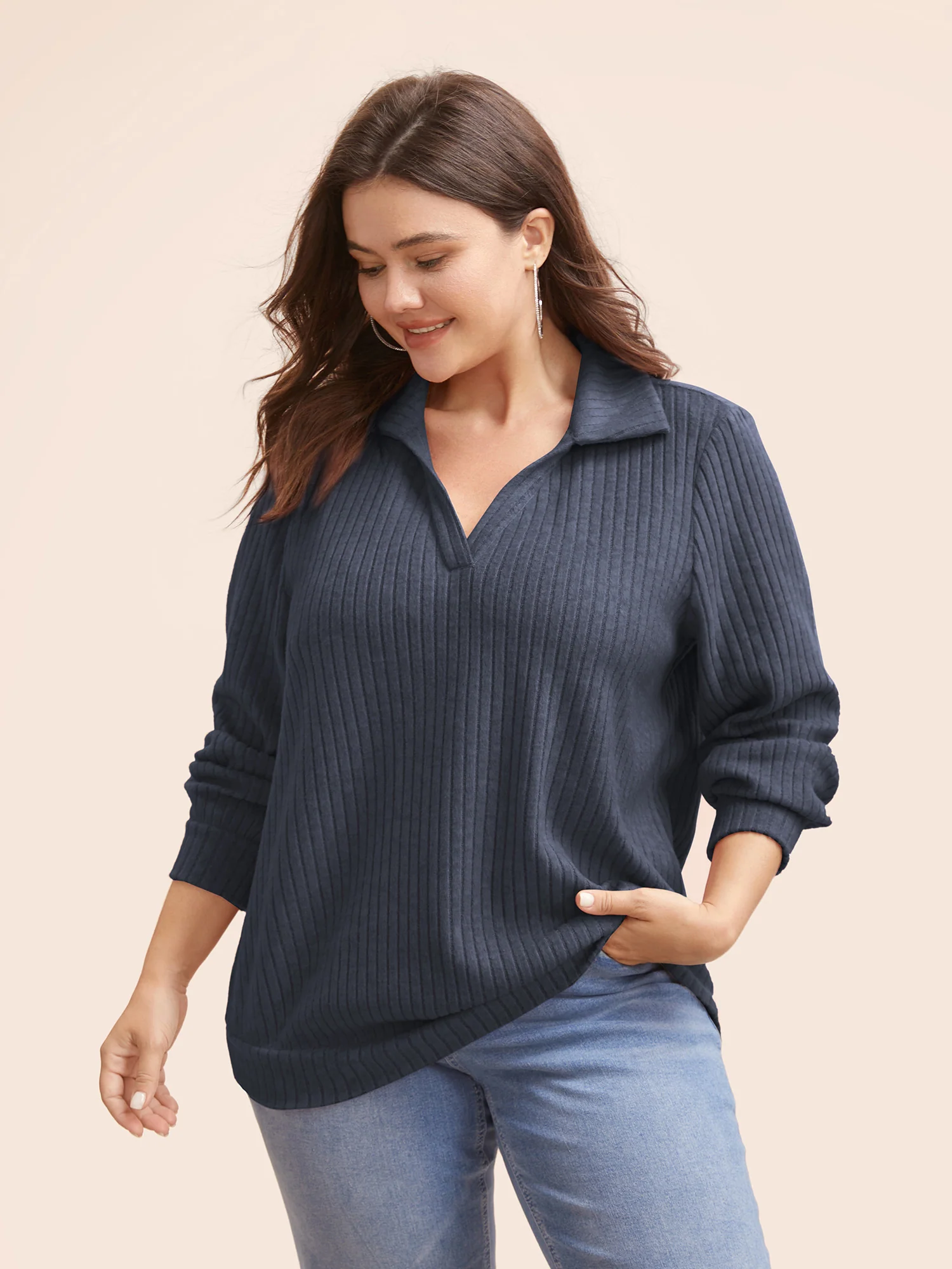Solid Pit Strip Stretch Sweatshirt - Image 11