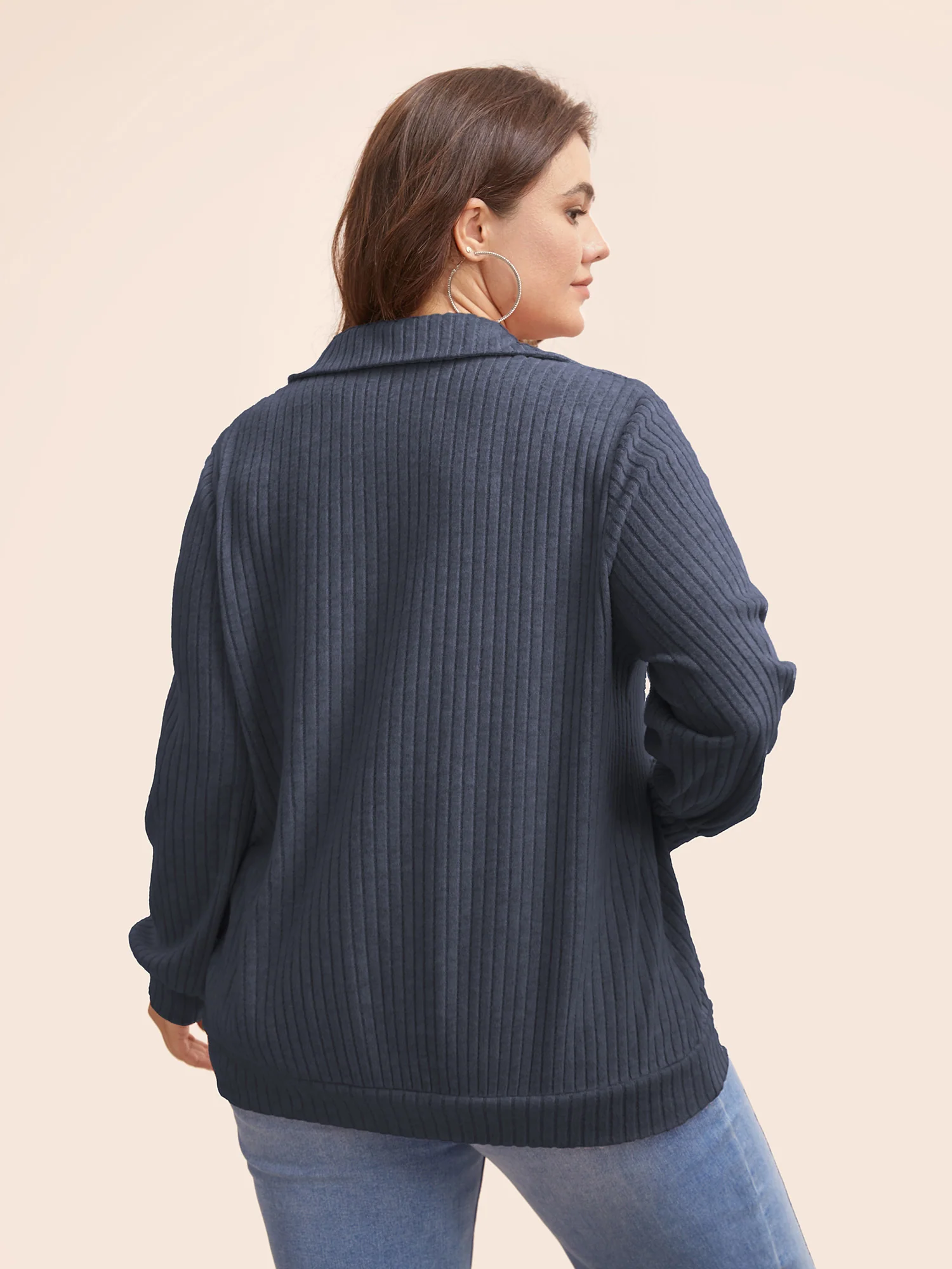 Solid Pit Strip Stretch Sweatshirt - Image 12