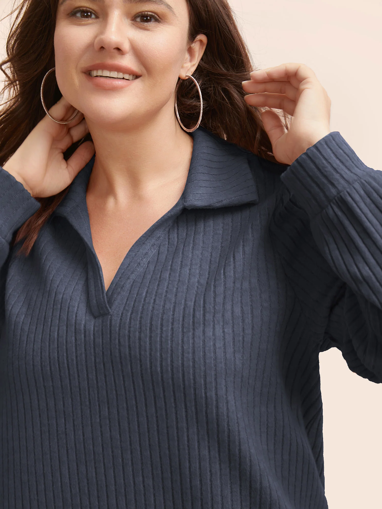 Solid Pit Strip Stretch Sweatshirt - Image 14