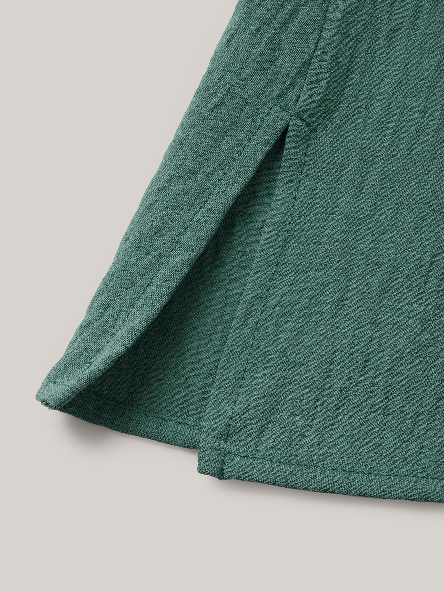 Solid Tiered Ruffles Split Hem Blouse - Image 10