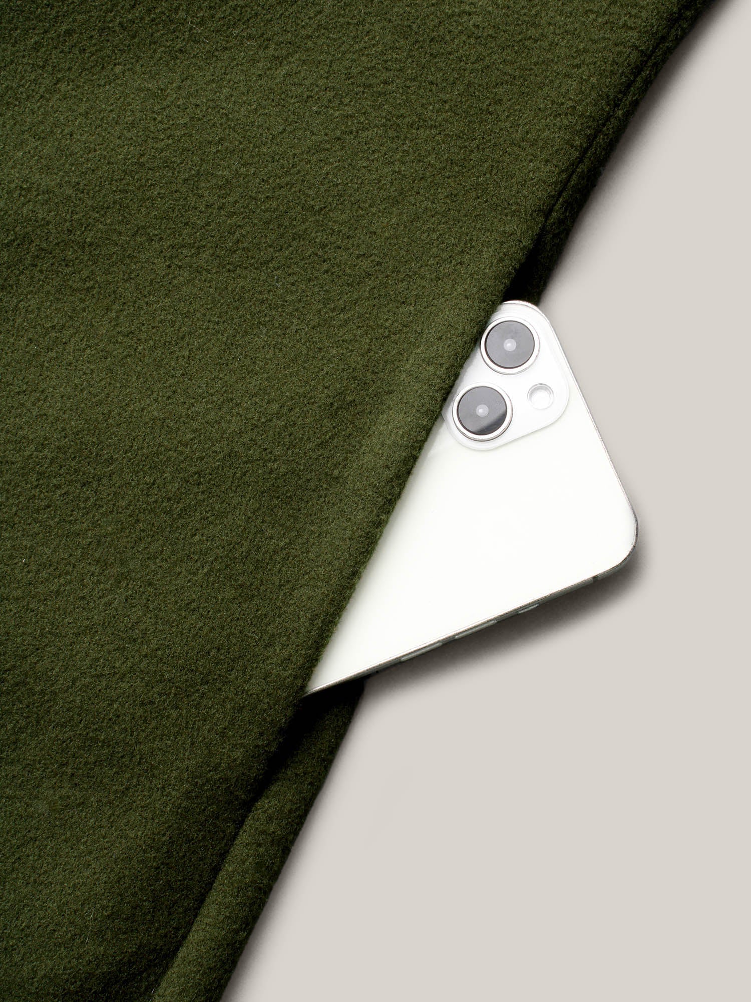 Solid Wrap Button Up Asymmetrical Hem Coat - Image 7