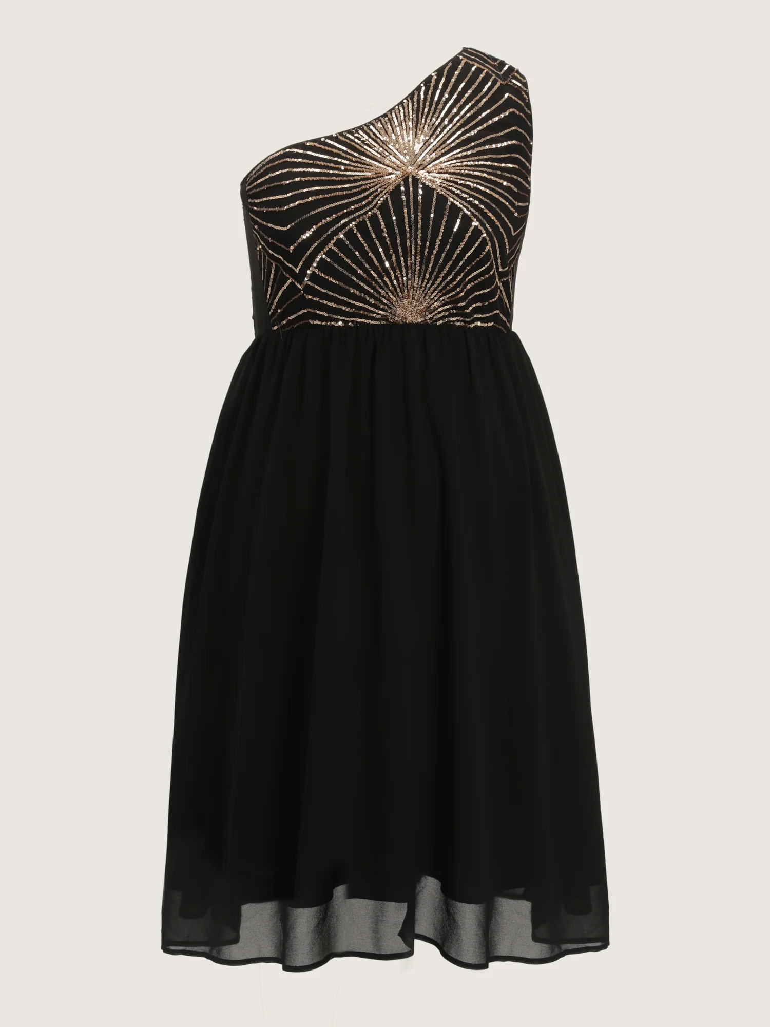 Sparkle Sequin One-Shoulder Midi Dress - Image 7