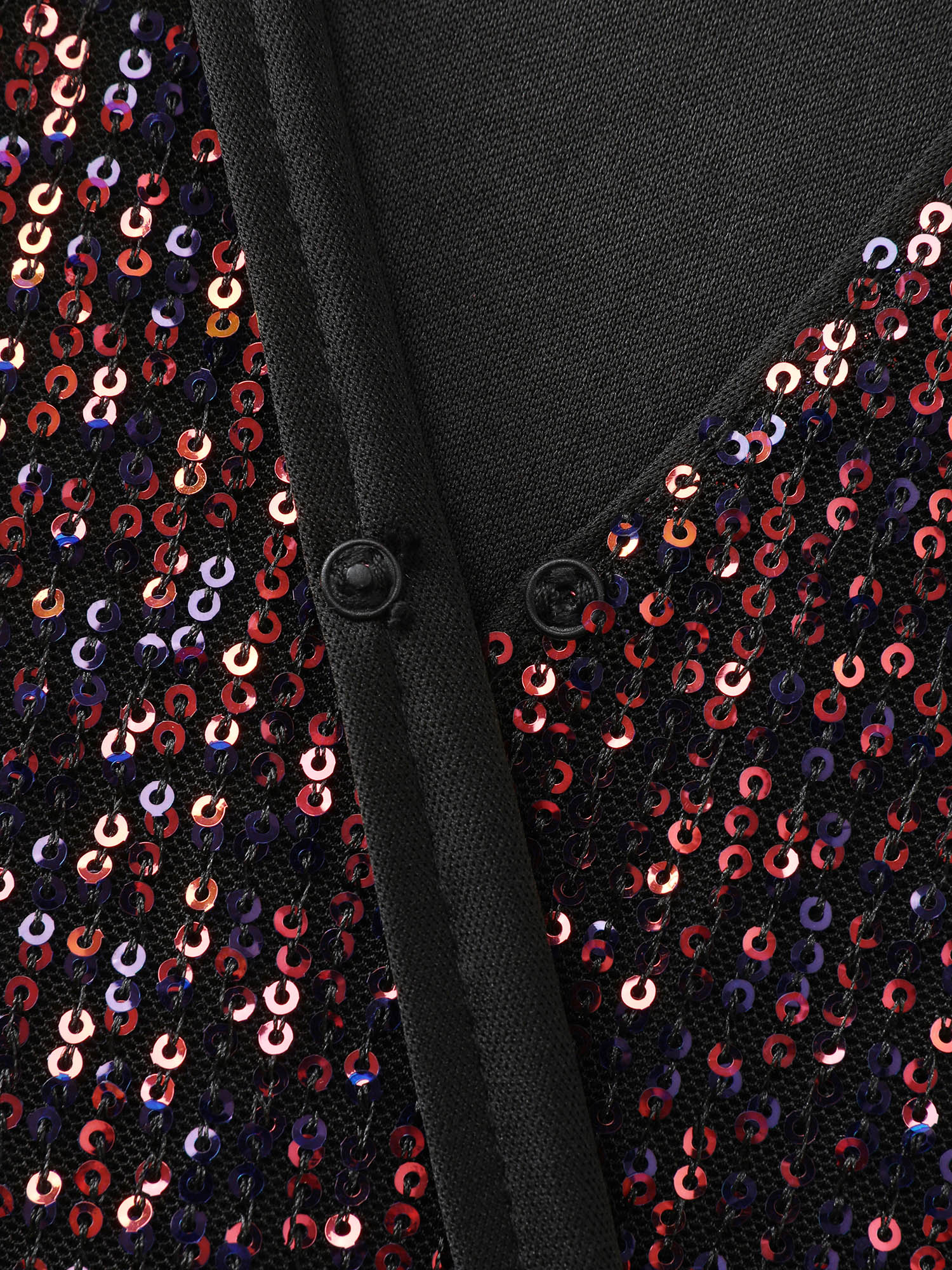 Sparkly Sequin Belt Waist Midi Dress - Image 7