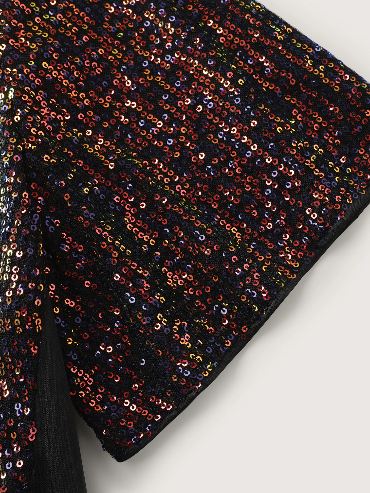 Sparkly Sequin Belt Waist Midi Dress - Image 8