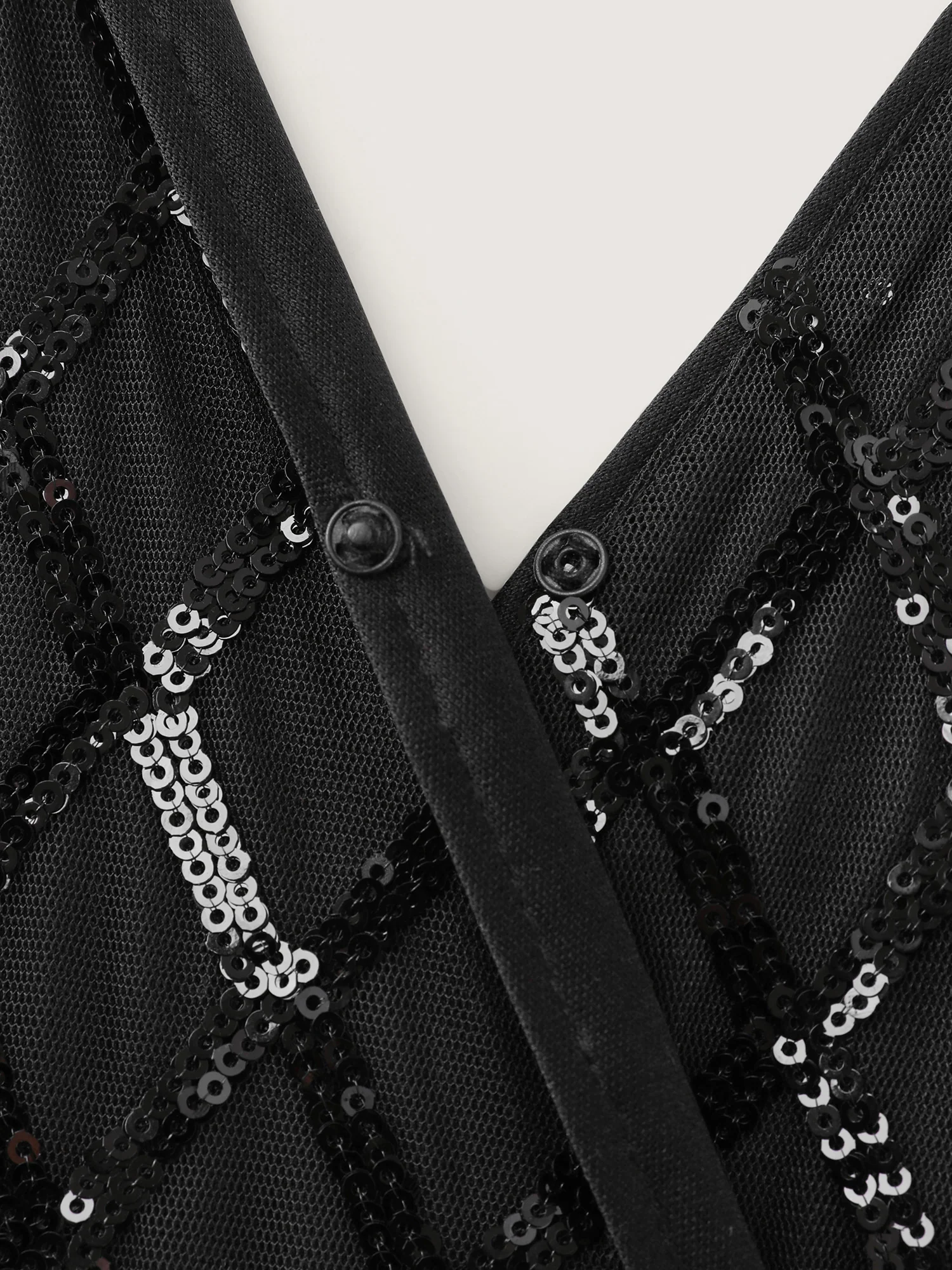 Sparkly Sequin Side-Tie Jumpsuin - Image 6