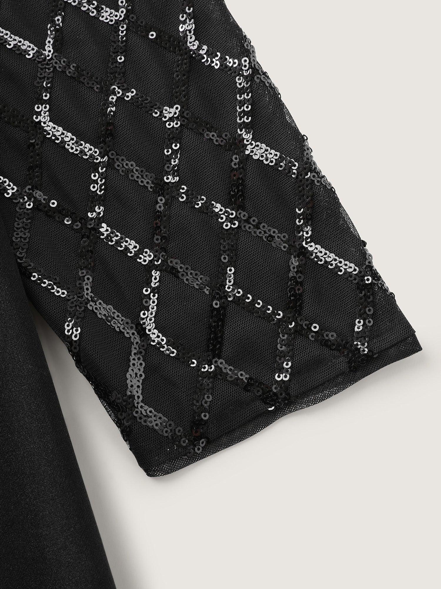 Sparkly Sequin Side-Tie Jumpsuin - Image 7