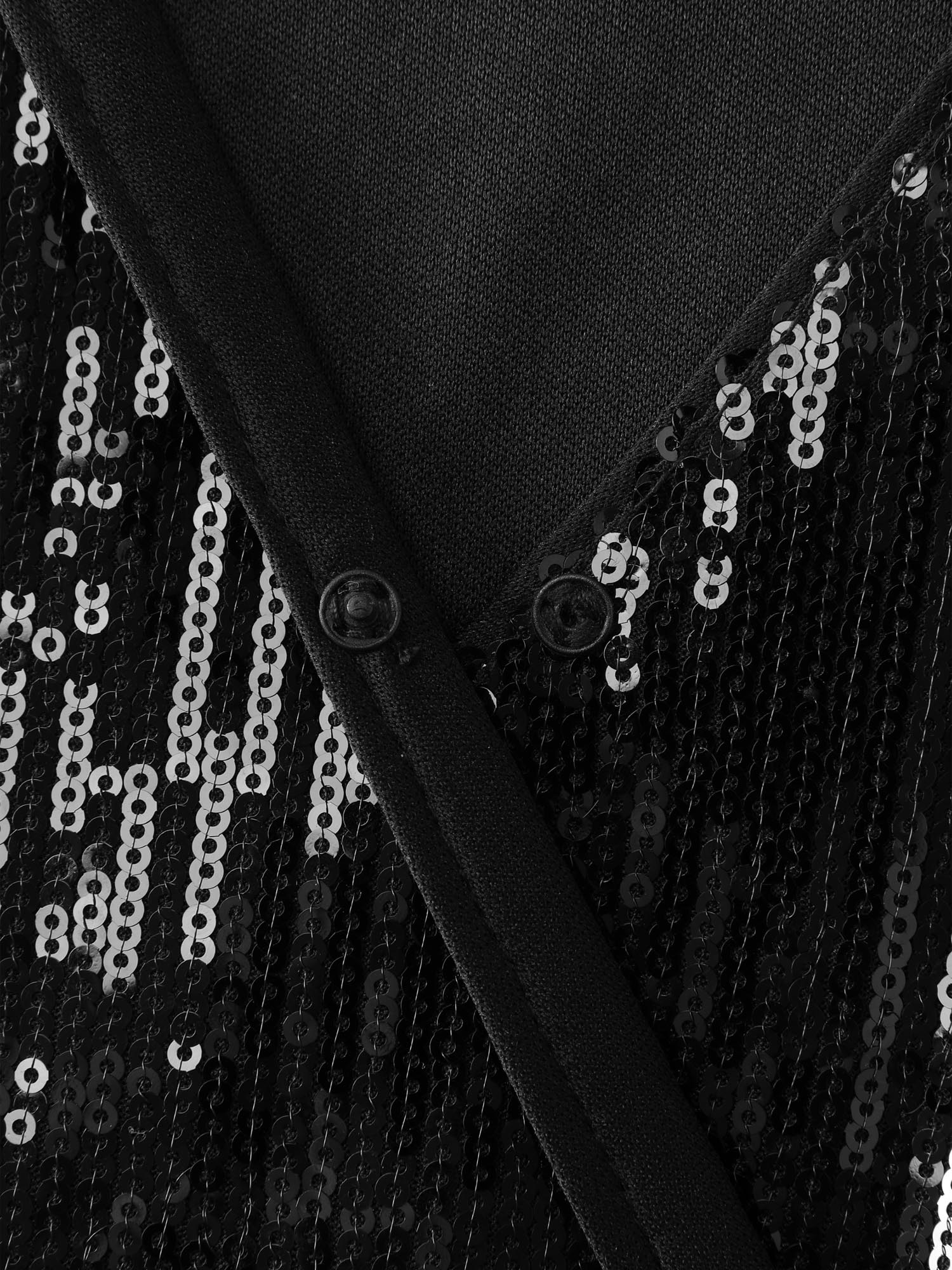 Sparkly Sequin Waist-Defining Sheer Maxi Dress - Image 6