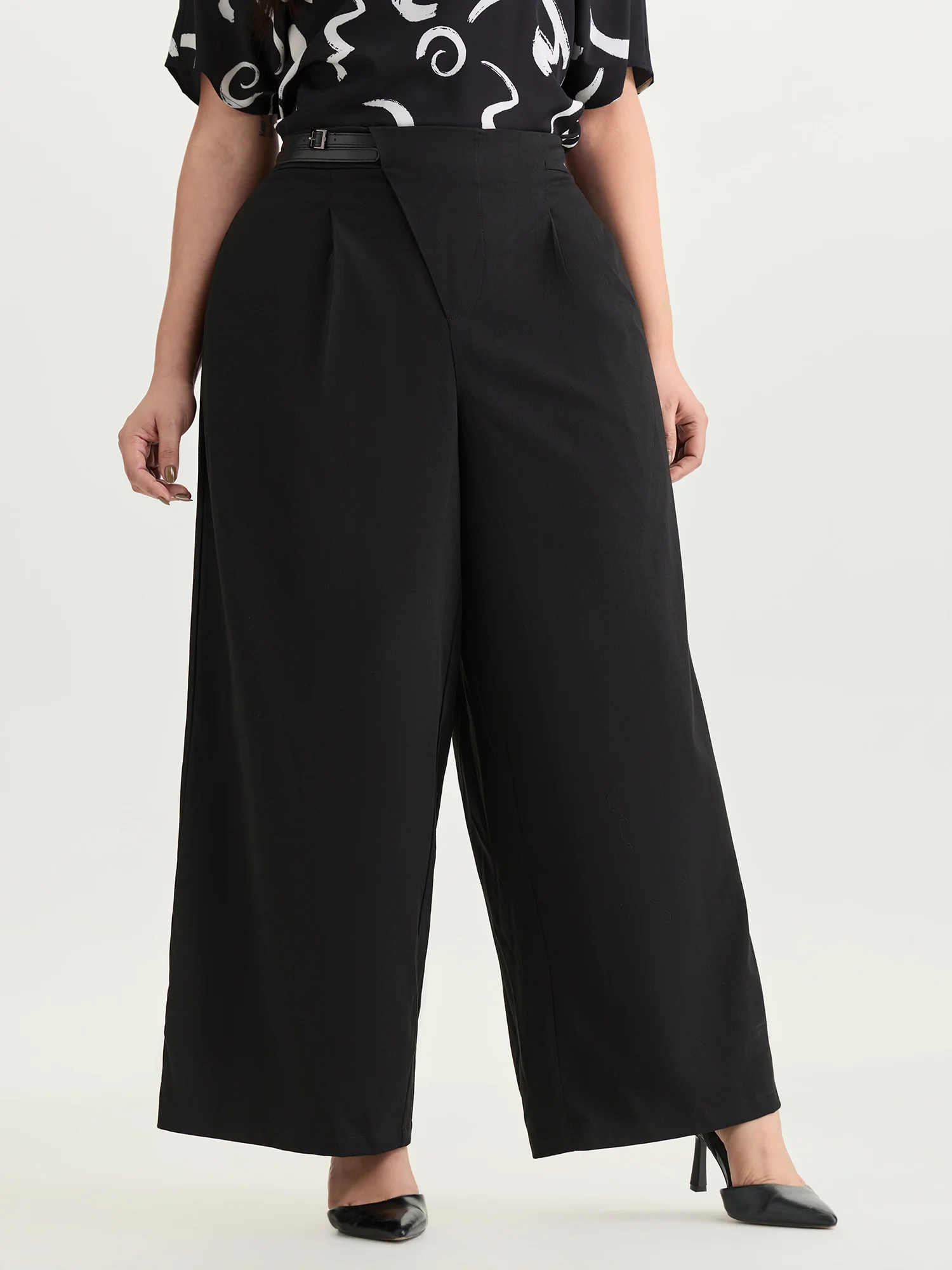 Special Waist Joint Cinched Pants - Image 2