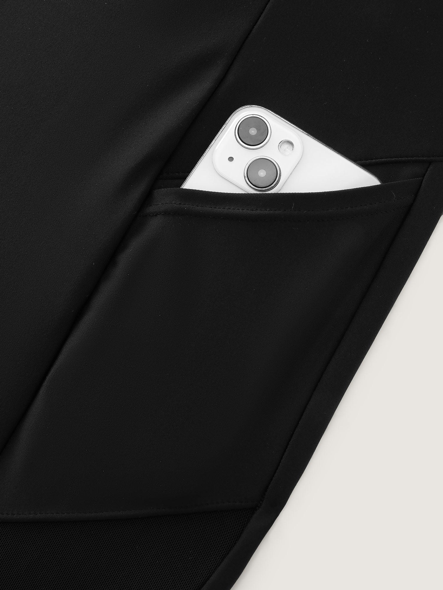 Spliced Mesh Plain Swim Bottoms - Image 7
