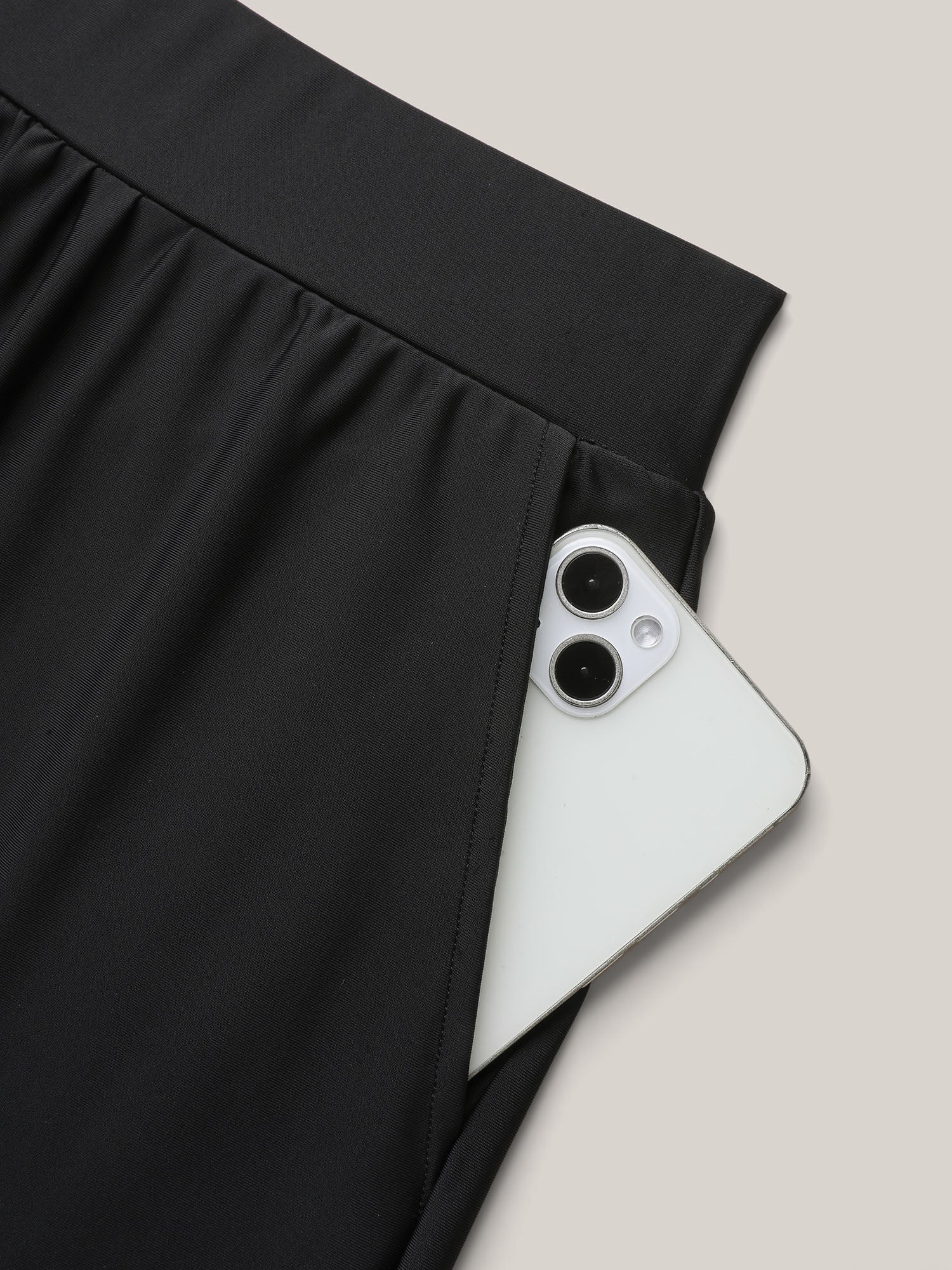 Spliced Webbed Pockets Swim Shorts - Image 6