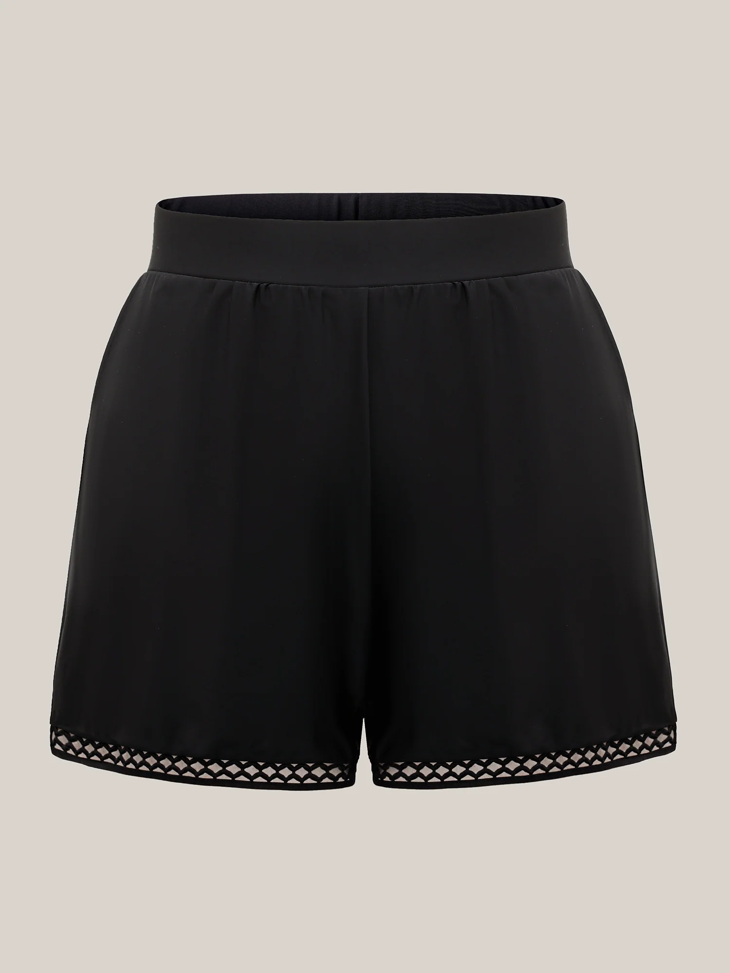 Spliced Webbed Pockets Swim Shorts - Image 8