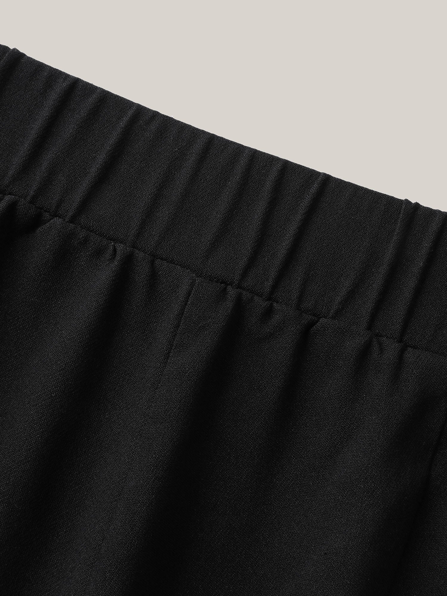 Stretch Split Hem Pockets Skinny Pants - Image 6