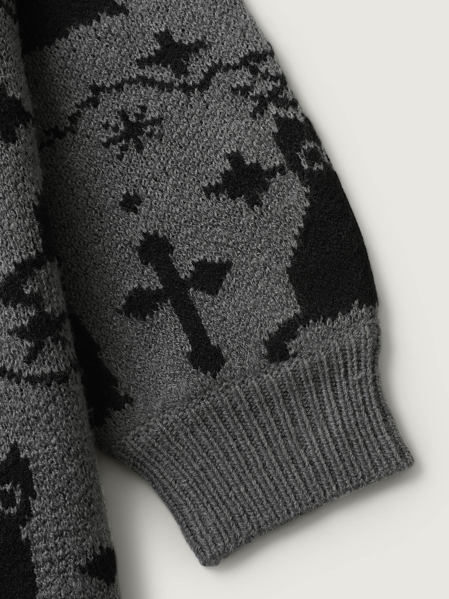 Spooky Cat Puffy Sleeve Pullover - Image 6