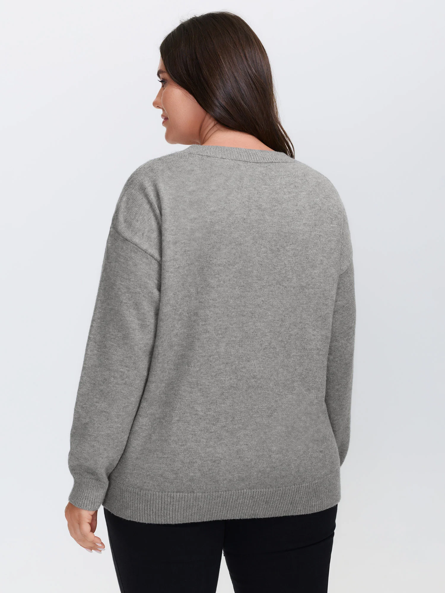 Spooky Cats Jacquard Pattern Pullover - Image 4