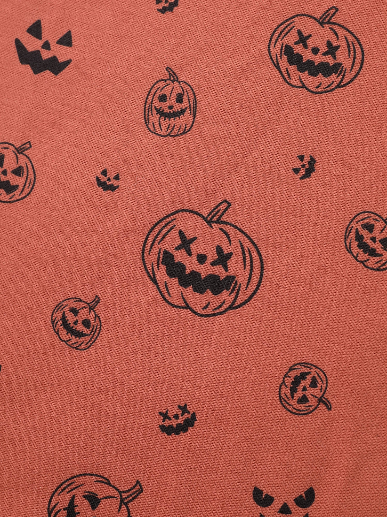 Spooky Halloween Print Relaxed Fit Sweatshirt - Image 5