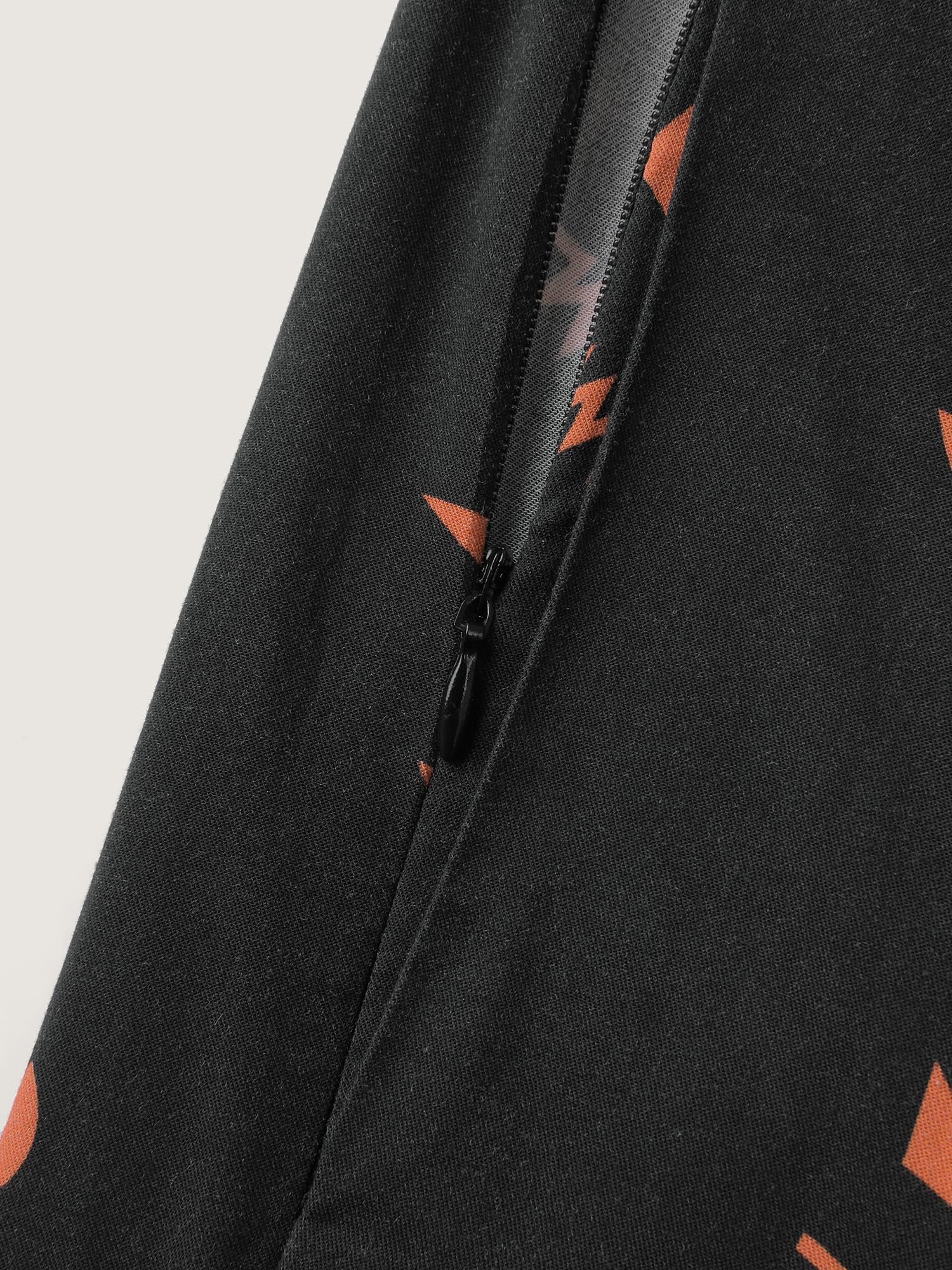 Spooky Pumpkin Pattern Overall Jumpsuit - Image 5