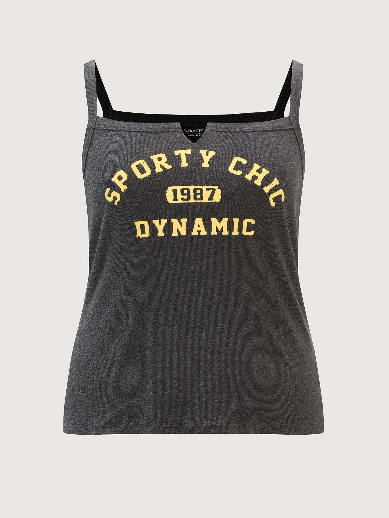 Sporty Chic Pattern Tank Top - Image 7