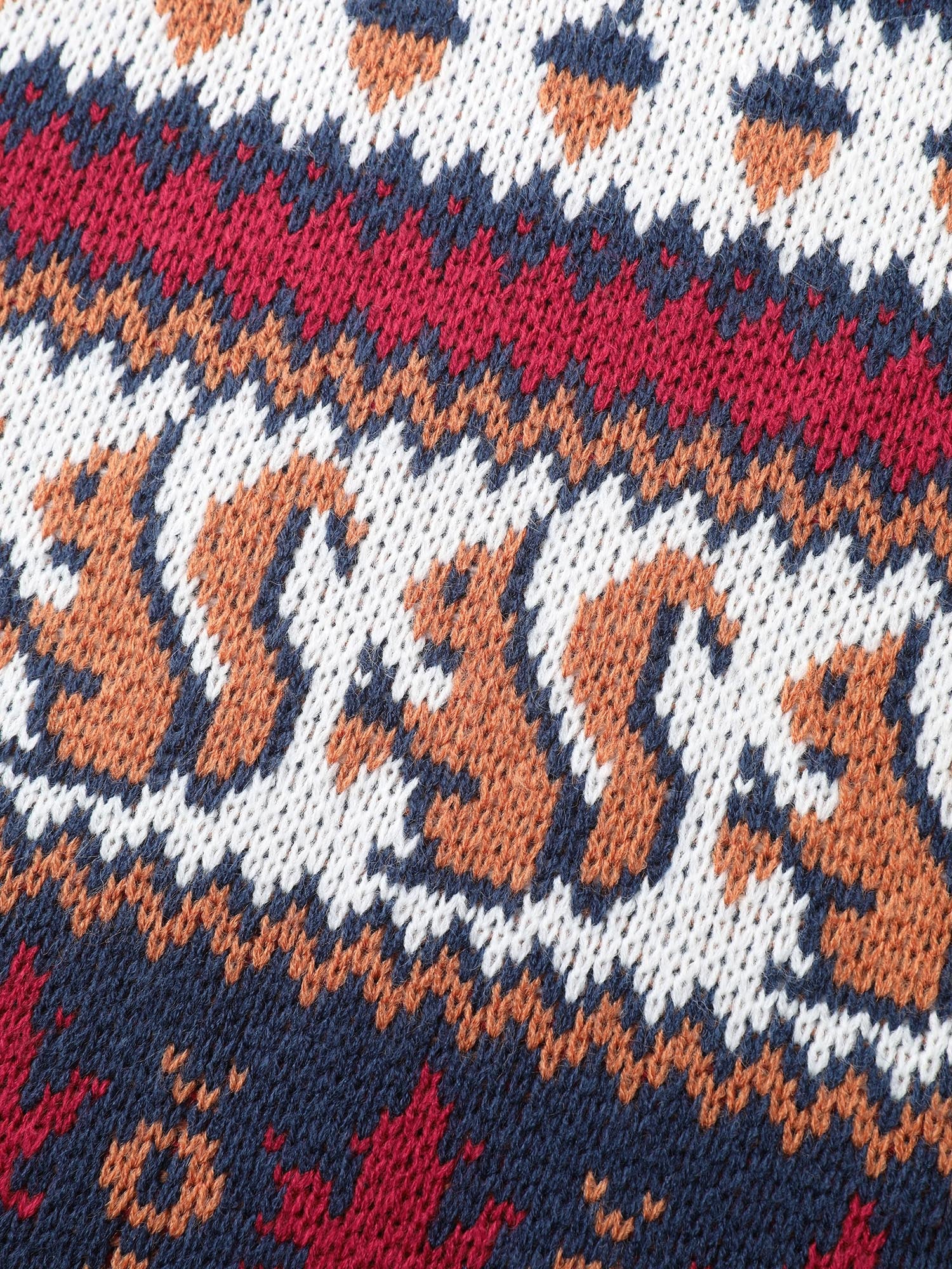 Squirrel Fall Print Jacquard Pullover - Image 5