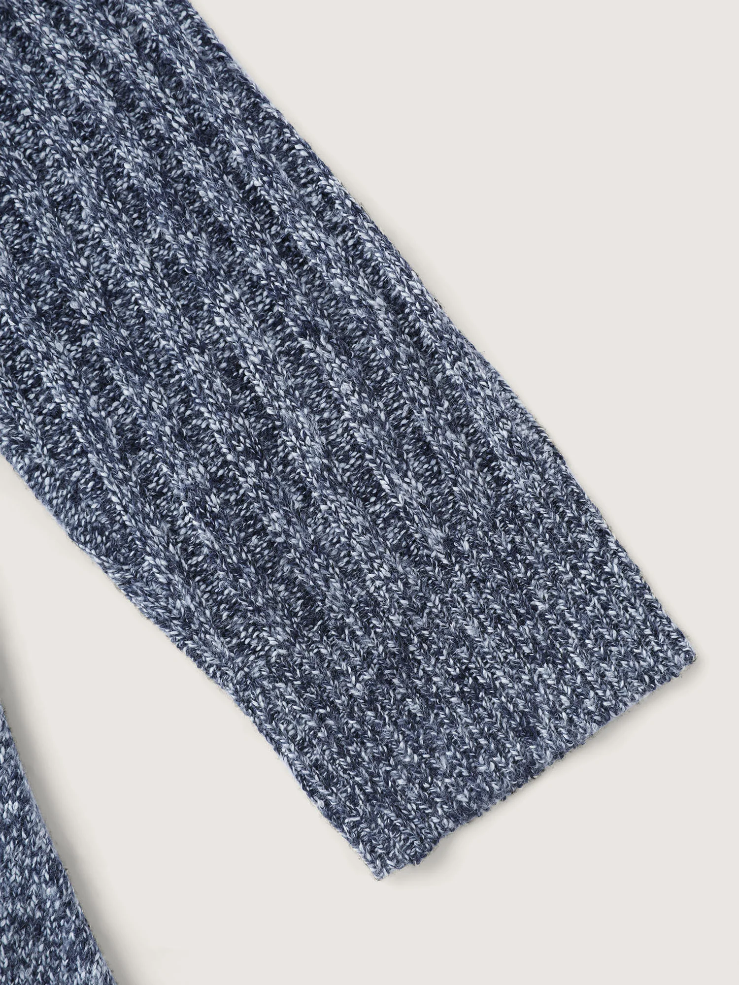 Stacked Turtleneck High-Low Hem Pullover - Image 5