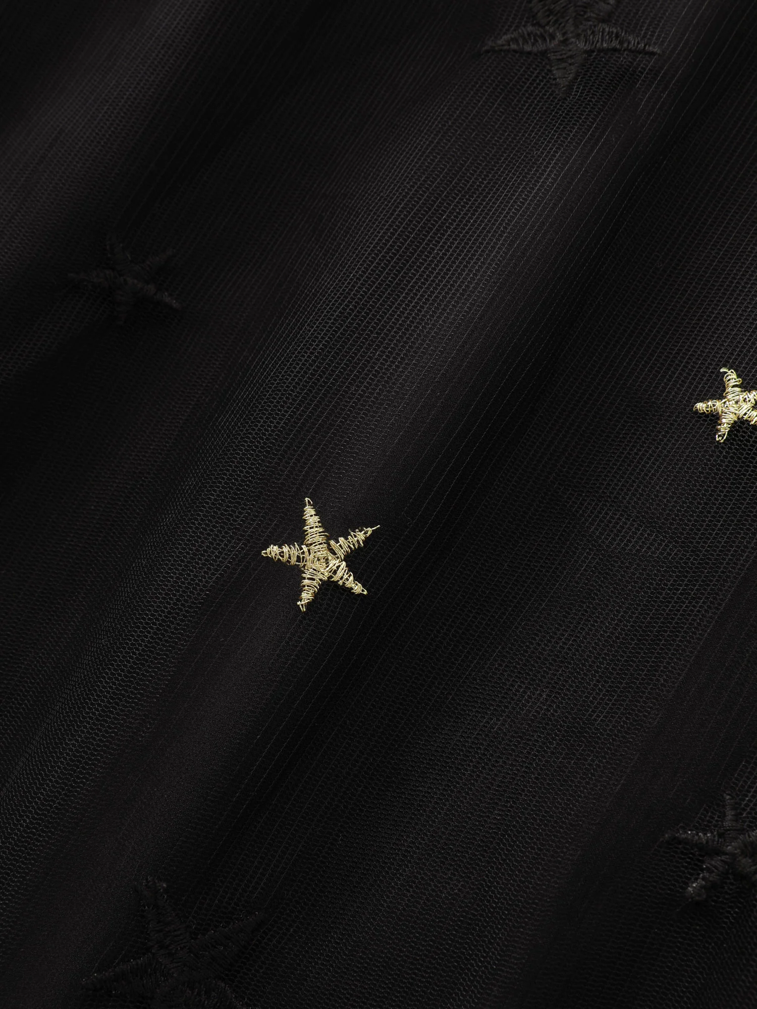 Star Embroidered Square Neckline Midi Dress - Image 6