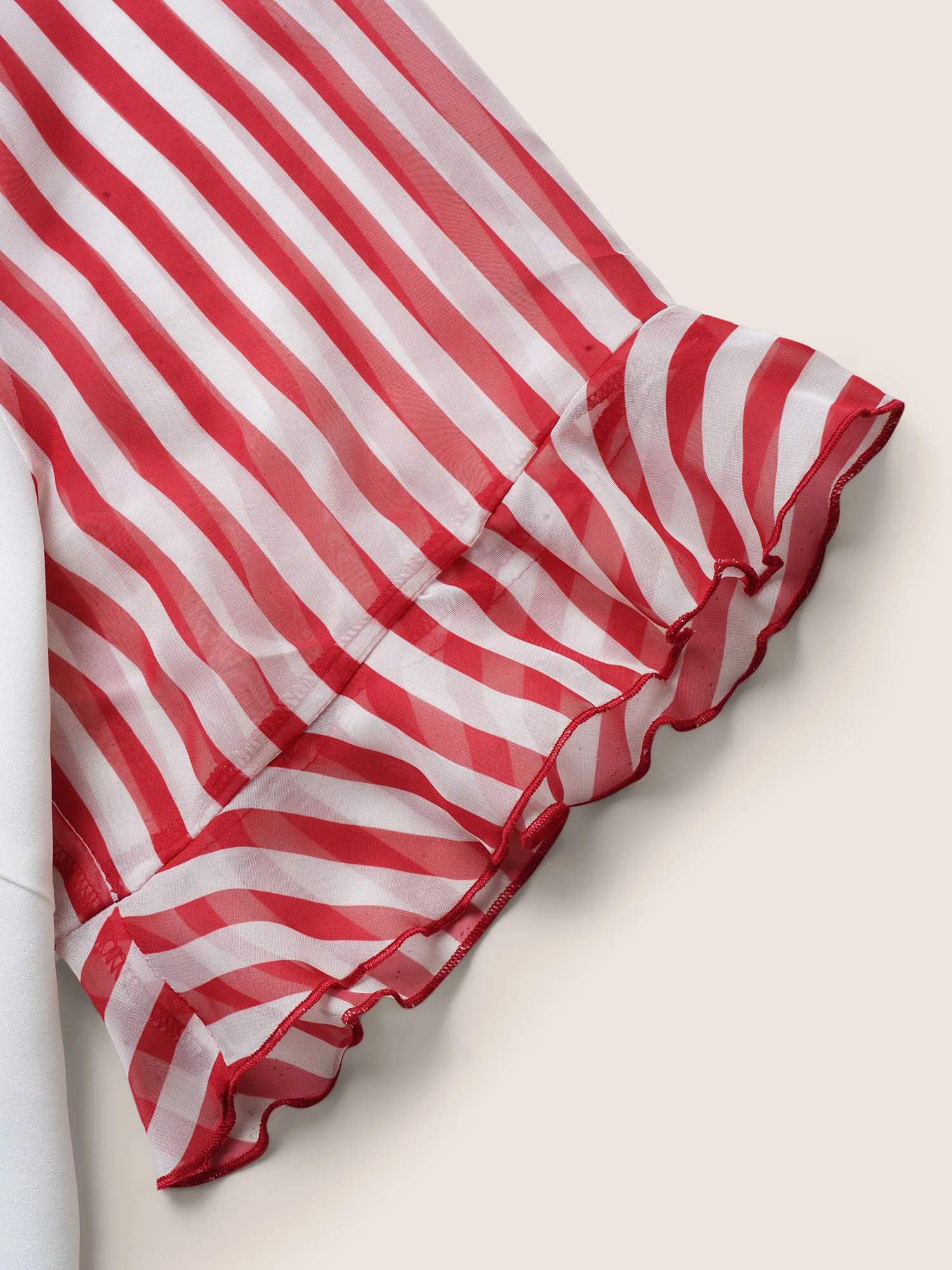 Star & Striped Ruffles Raglan Sleeve Blouse - Image 6