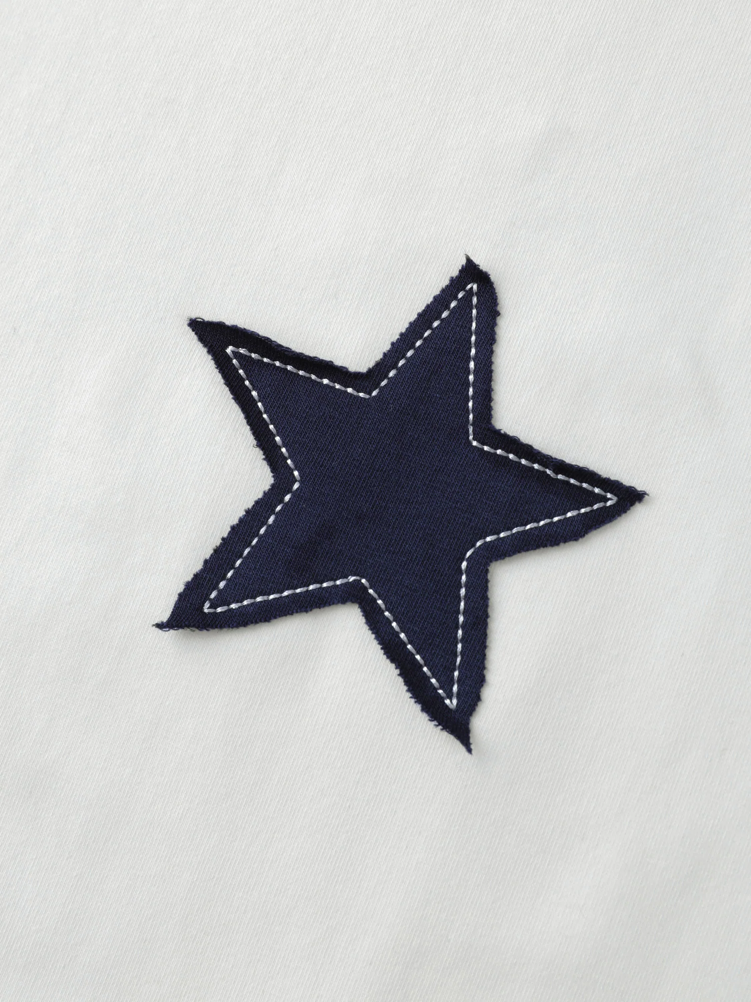 Star-Stripes Applique Stretchy Hem Sweatshirt - Image 5