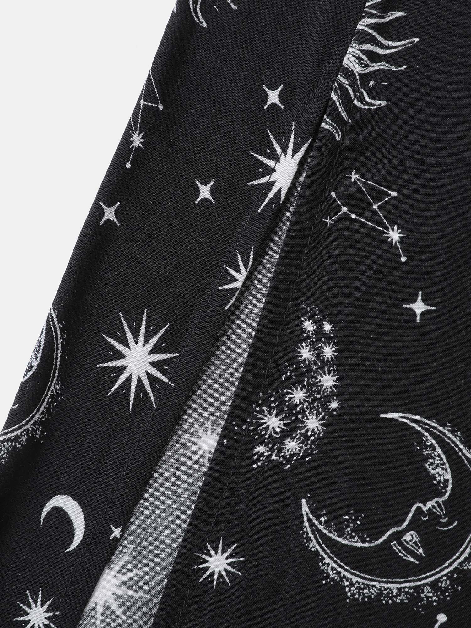 Starry Adventure Contrast Sheer Midi Dress - Image 5