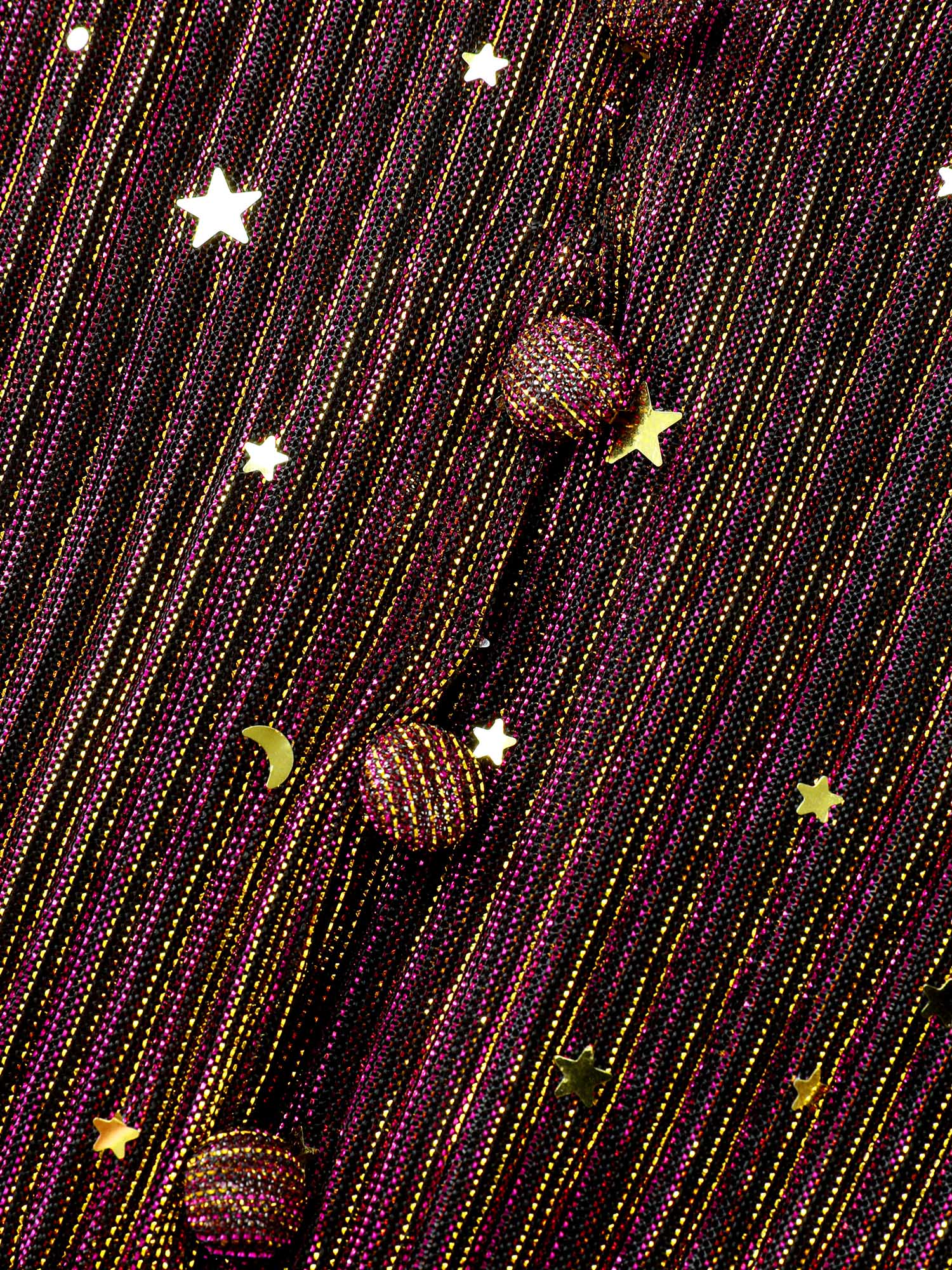 Starry Moon Sequin Button Mini Dress - Image 5