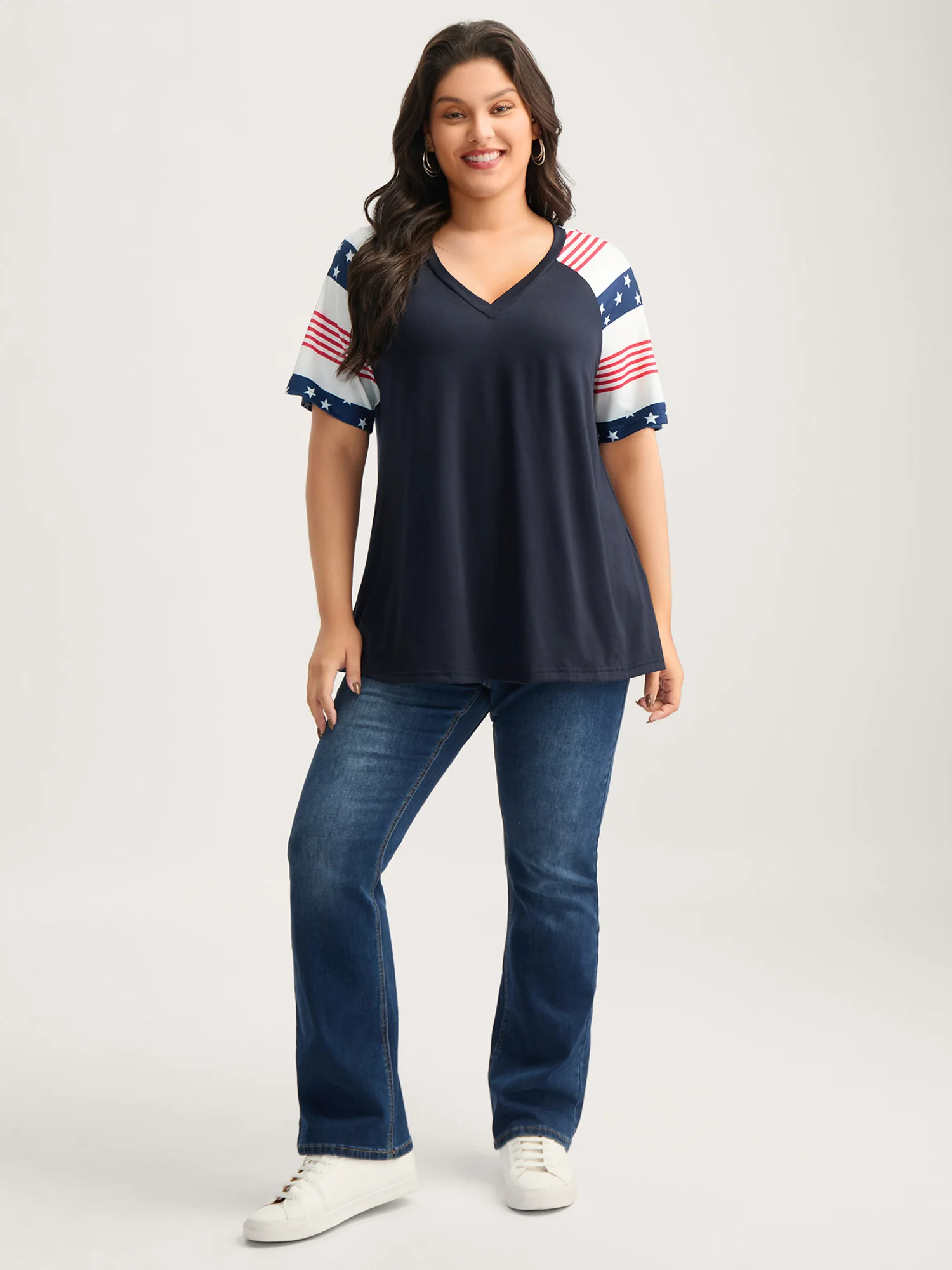 Stars and Stripes Raglan T-Shirt - Image 3