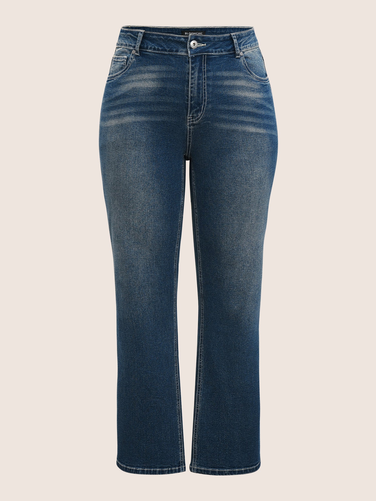 Straight Leg Vintage Full Length Jeans - Image 8