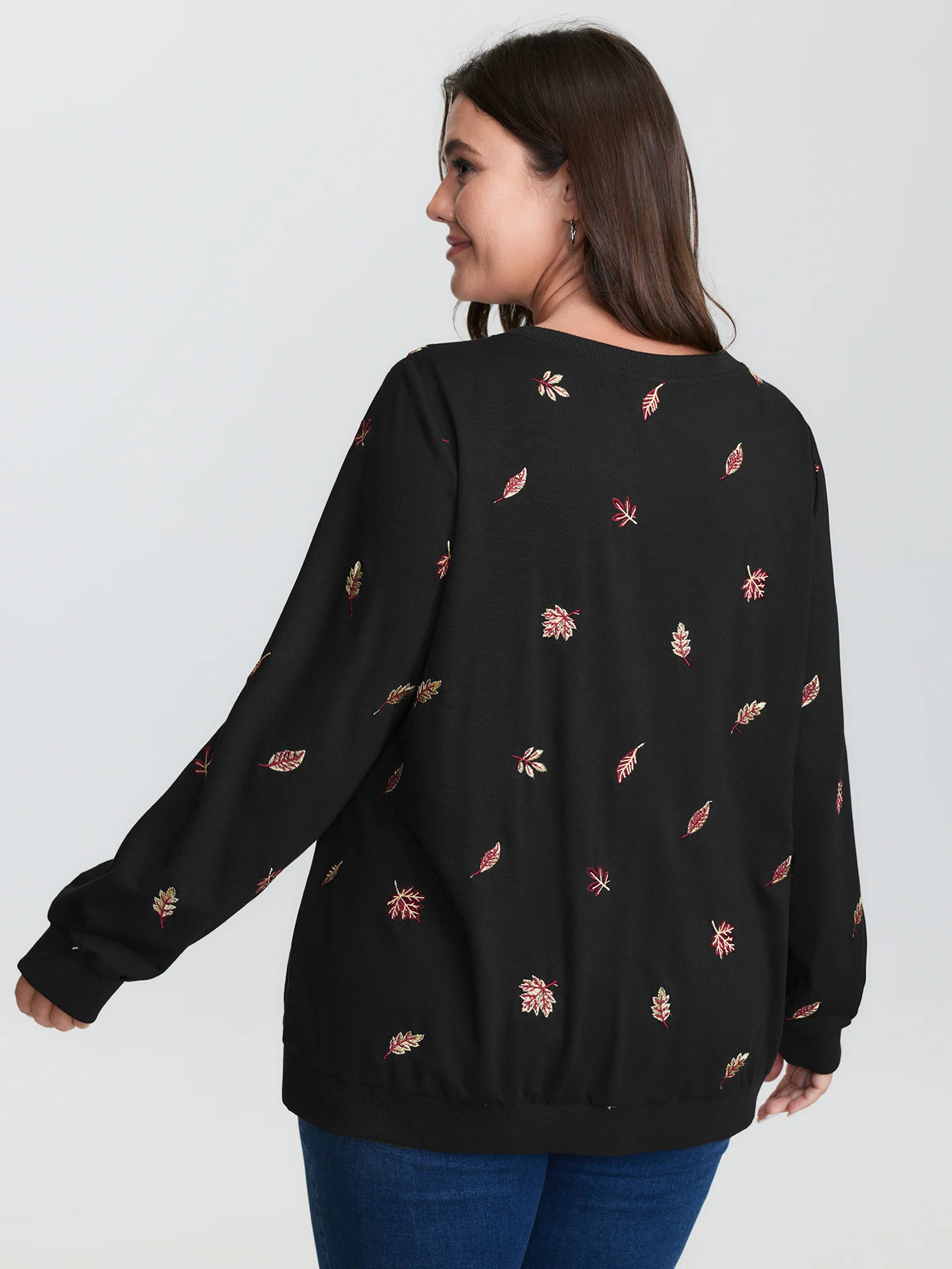 Stretch Lead Embroidered Sweatshirt - Image 5