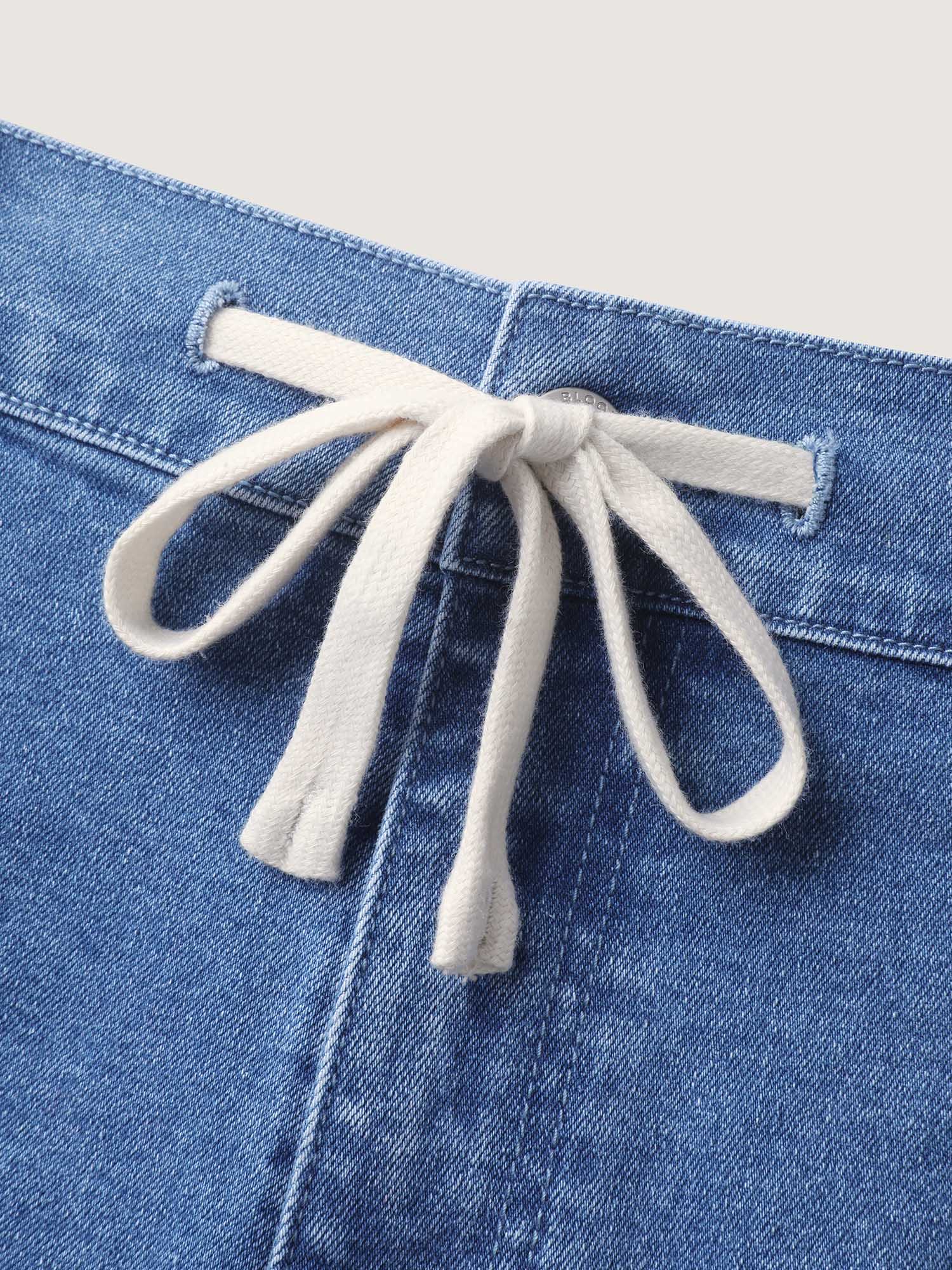 Stretch No-Gap Elastic Waist Jeans - Image 6