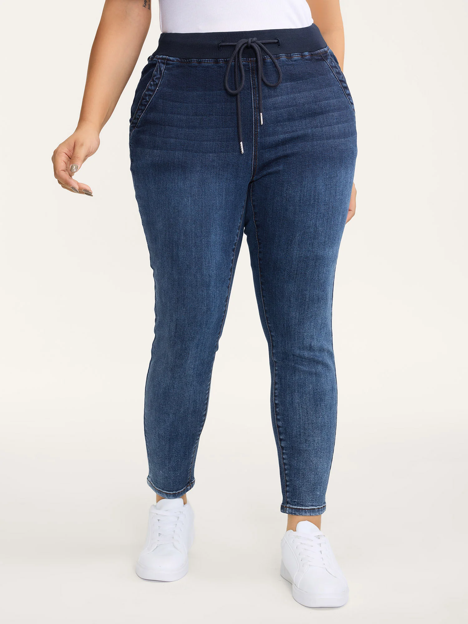 Super Stretchy Pull-On Skinny-Fit Jeans - Image 2