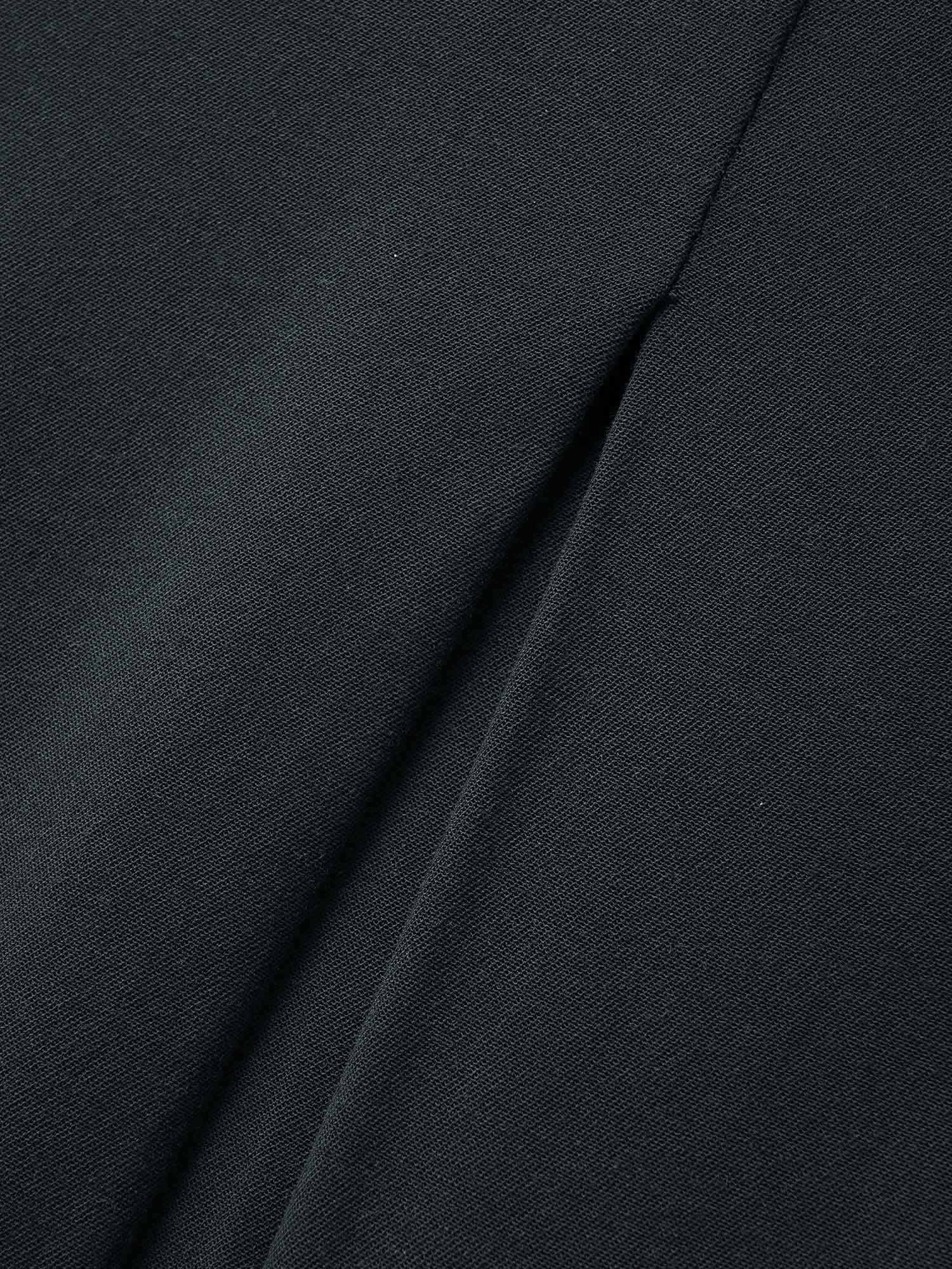 Stretch Woven Button Pleated Midi Dress - Image 8