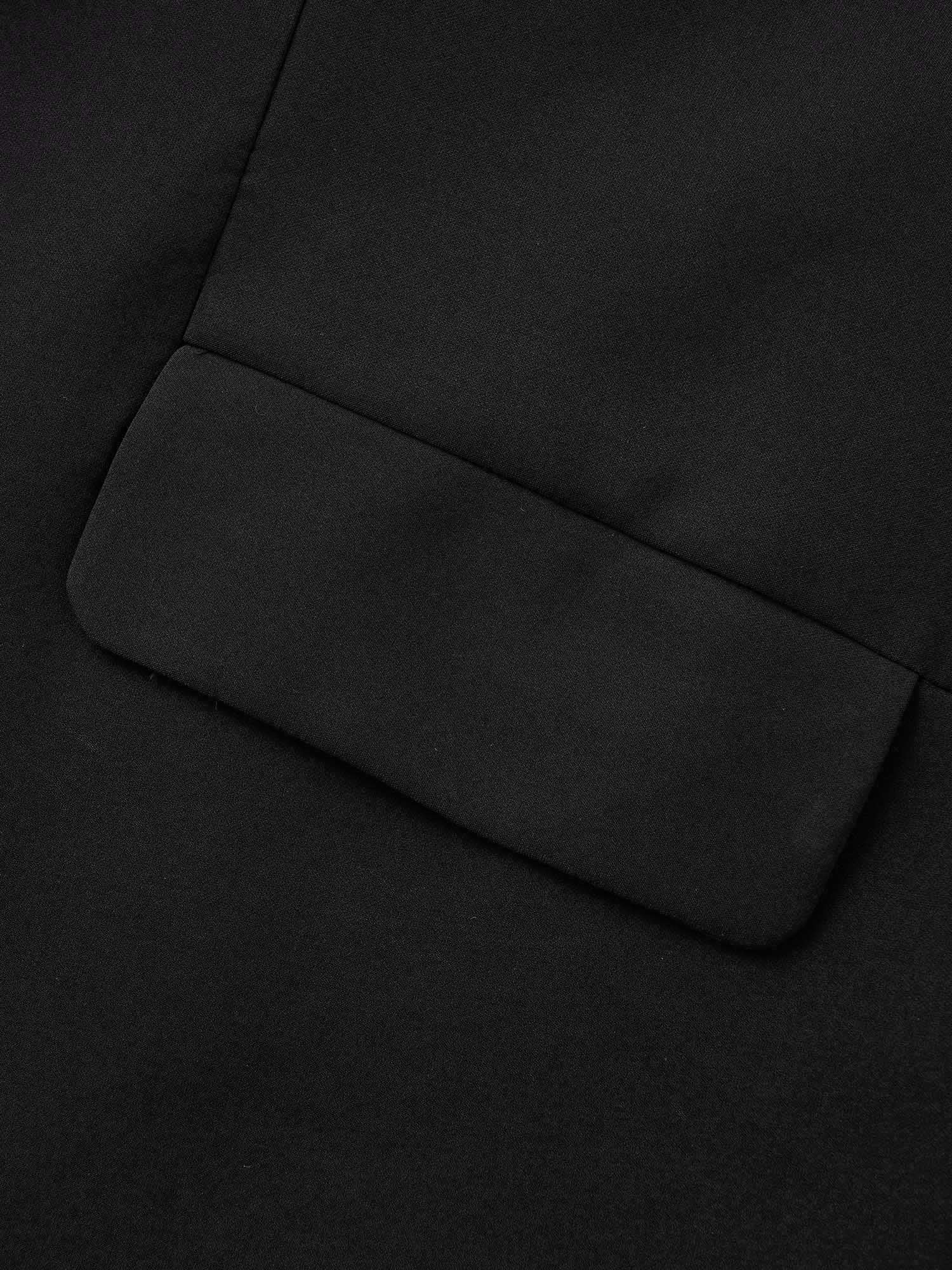 Stretch Woven Pocket Slim-Fit Blazer - Image 7