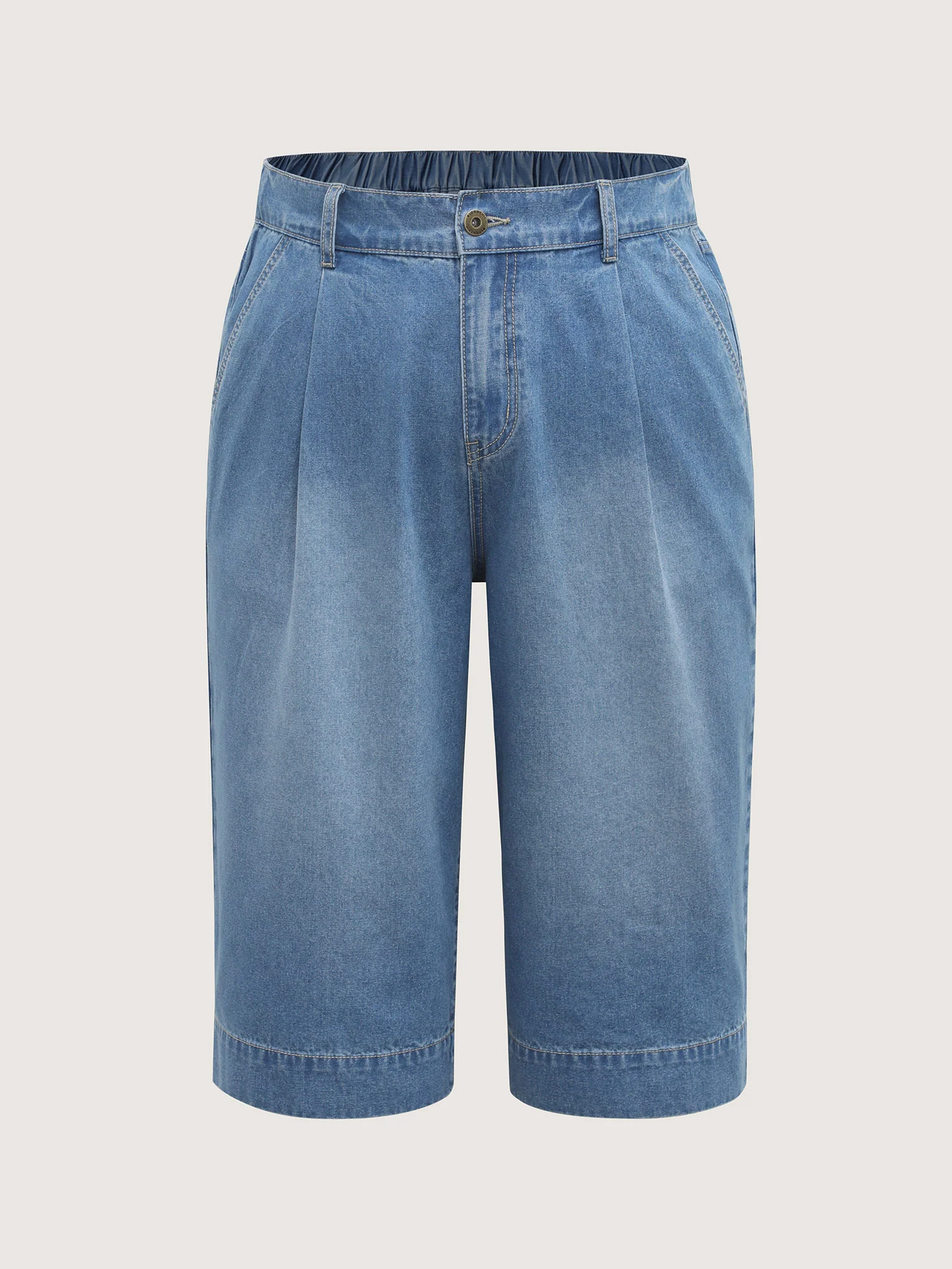 Stretchy Back-Waist Cropped Jeans - Image 6
