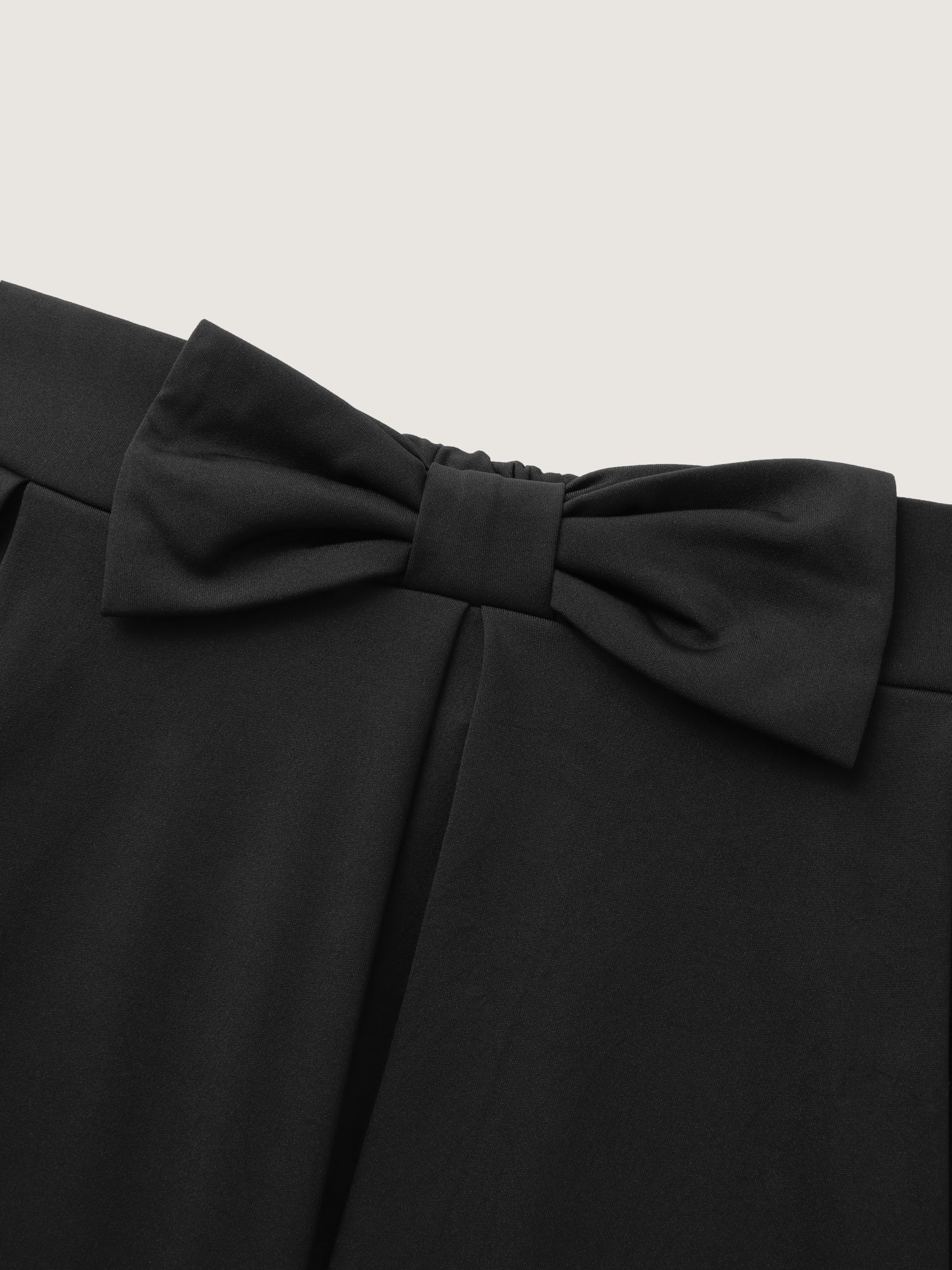 Stretchy Bow Detail Pleated Midi Skirt - Image 7