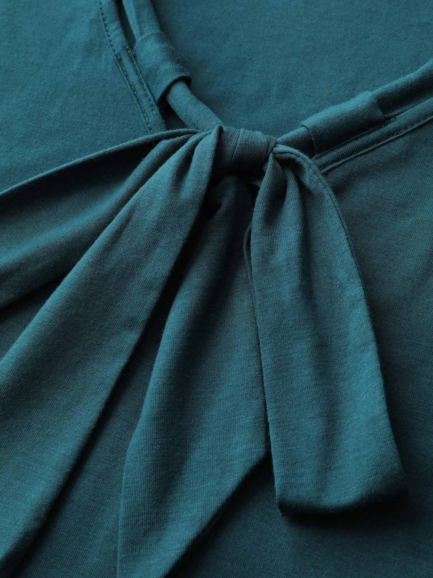 Supersoft Stretchy Bowknot Neckline Tank Top - Image 9