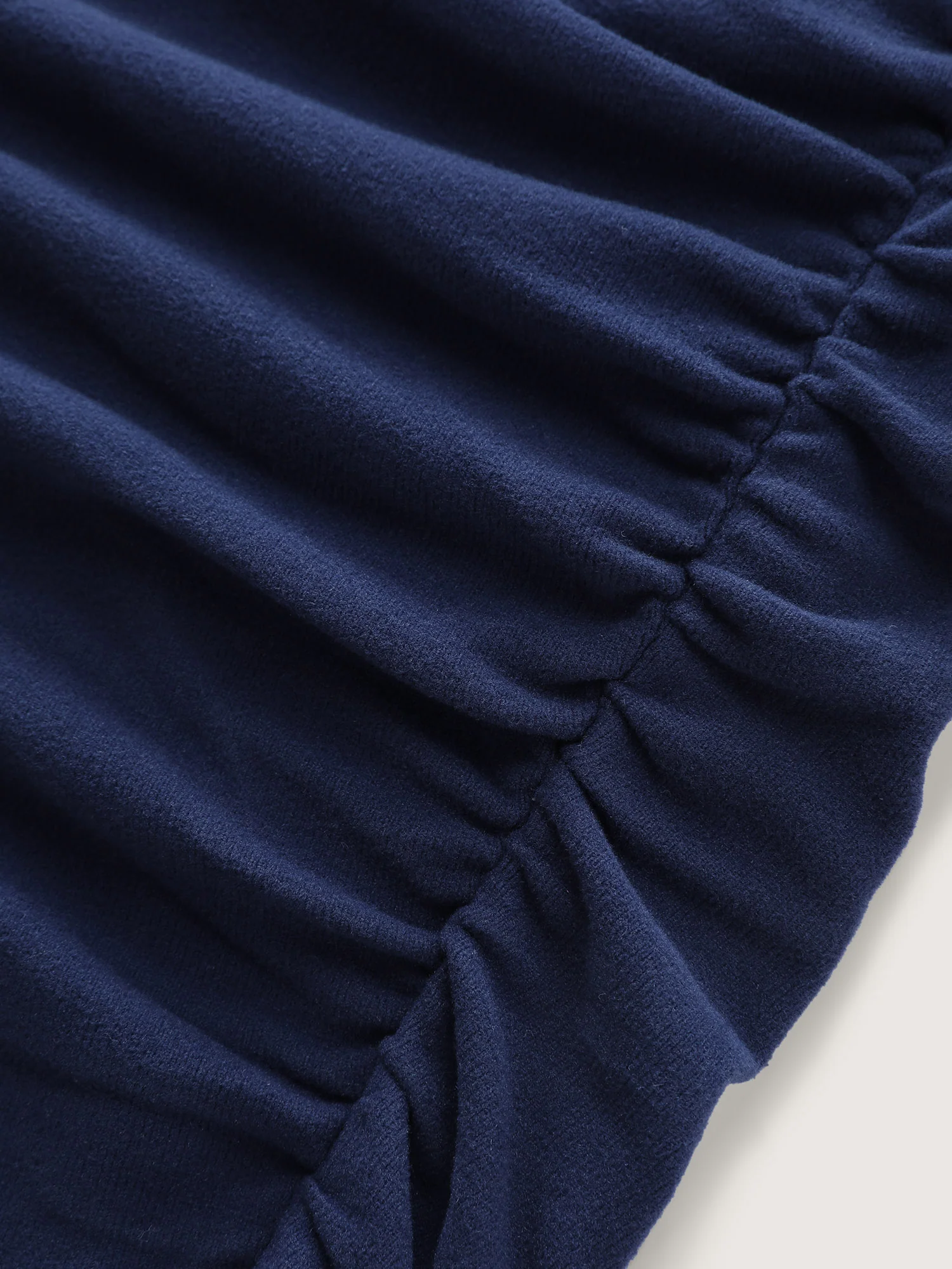 Stretchy Brushed Fabric Ruched T-Shirt - Image 6