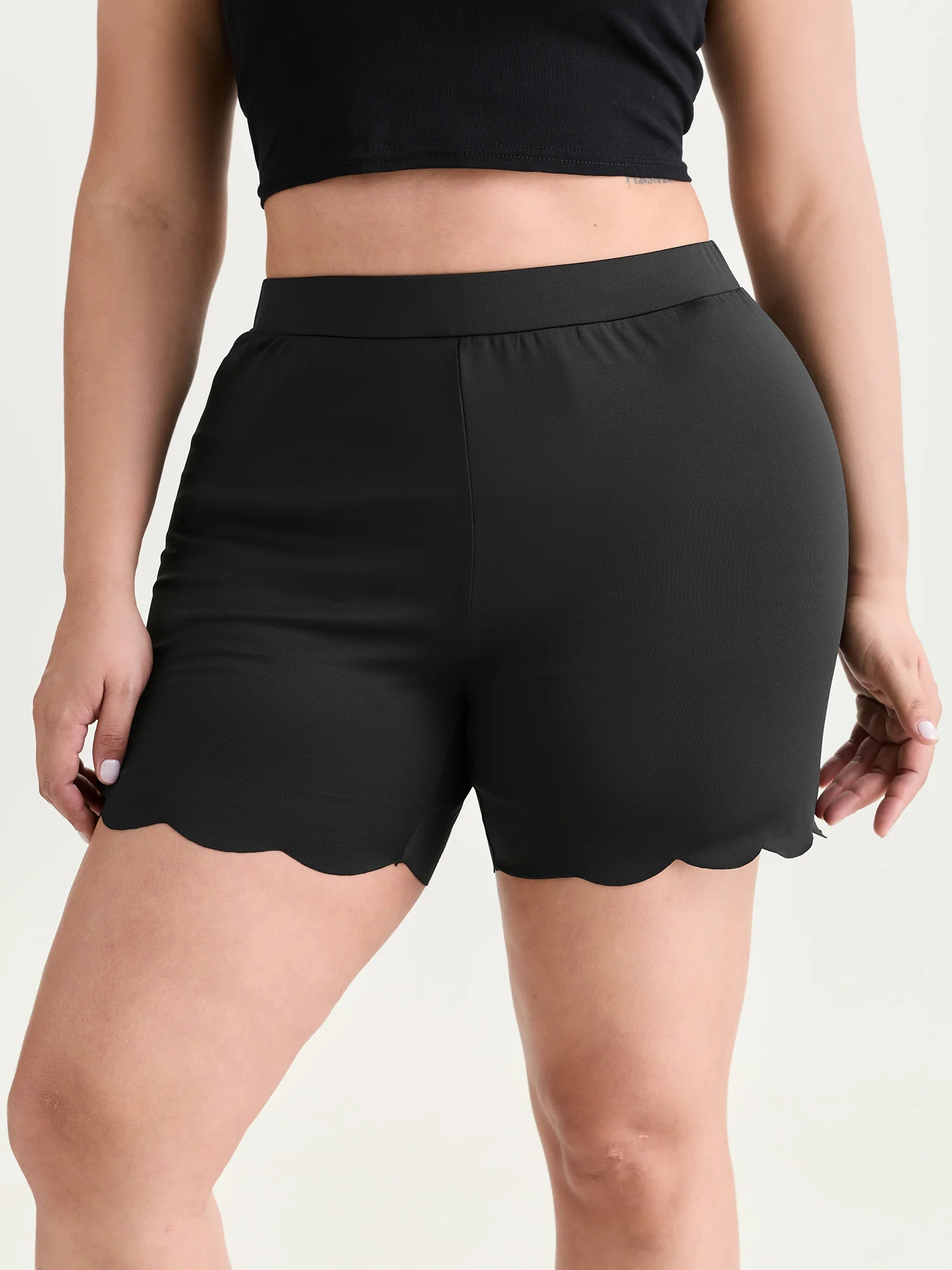 Stretchy Burnt-Flower Leggings - Image 2