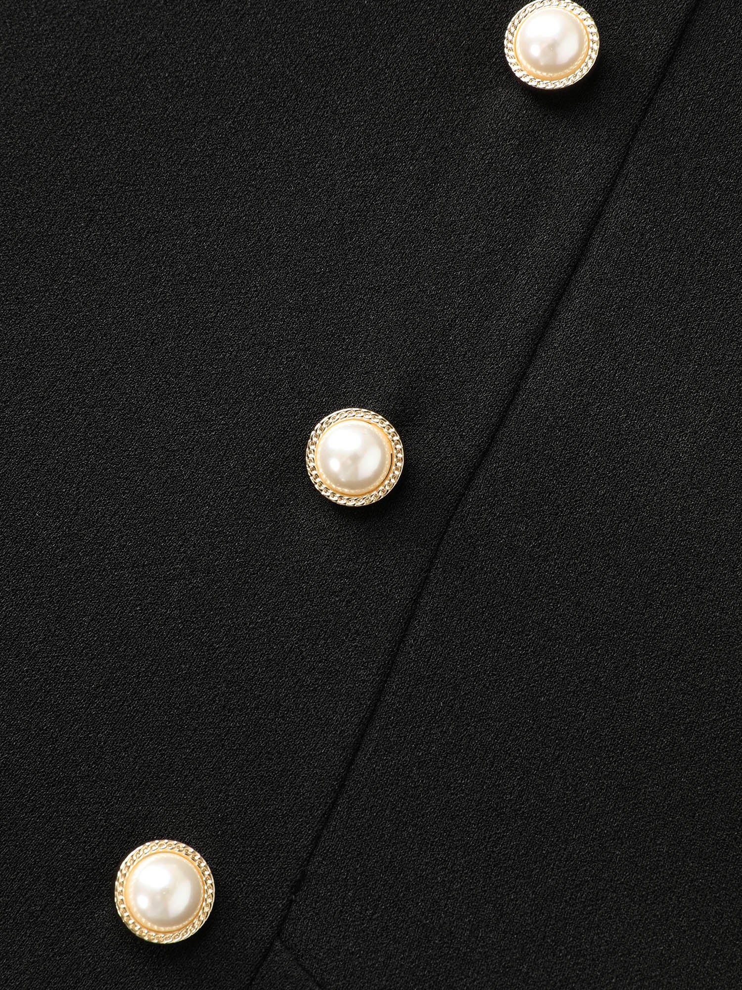 Stretchy Button Detail Fit And Flare Midi Dress - Image 6