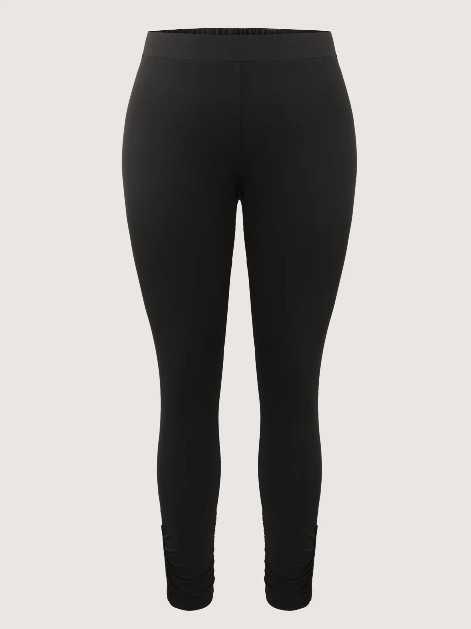 Stretchy Button Detail Skinny-Fit Leggings - Image 7