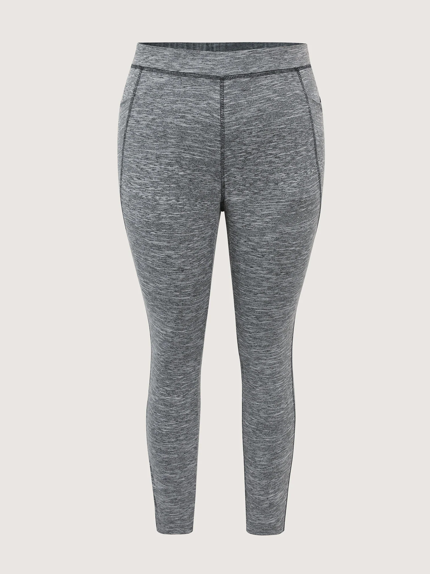 Stretchy Color Contrast Pocket Skinny-Fit Pants - Image 8