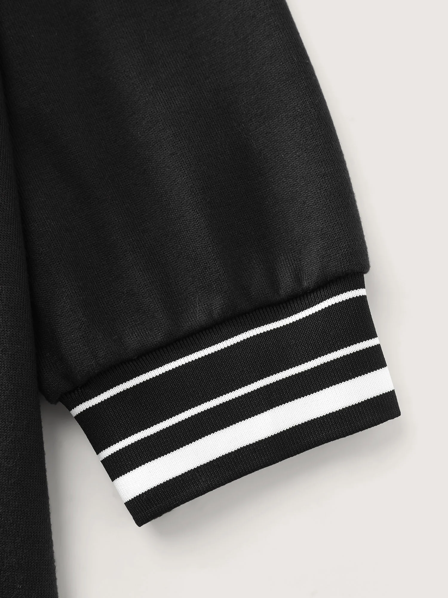 Stretchy Color Contrast Sweatshirt - Image 5