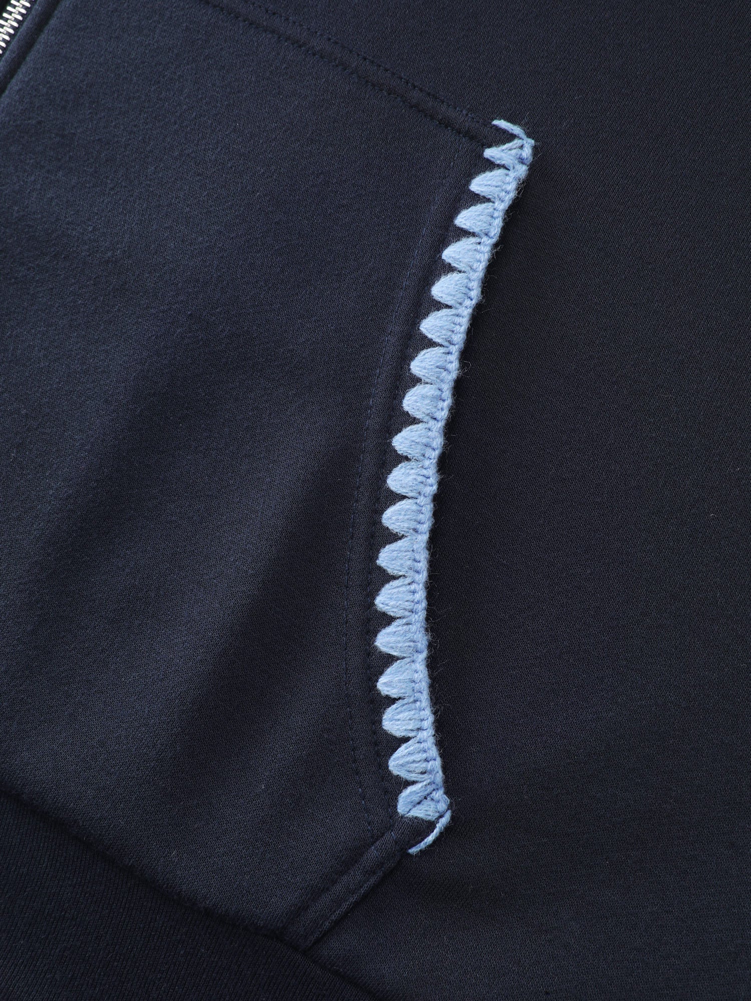 Stretchy Color Contrast Zipper Jacket - Image 8