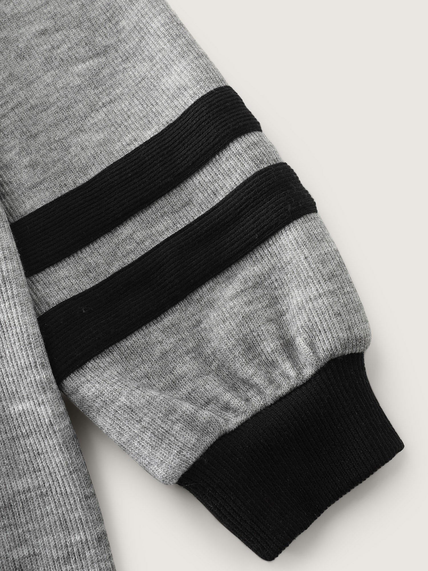 Stretchy Colorblock Striped Sweatshirt - Image 6