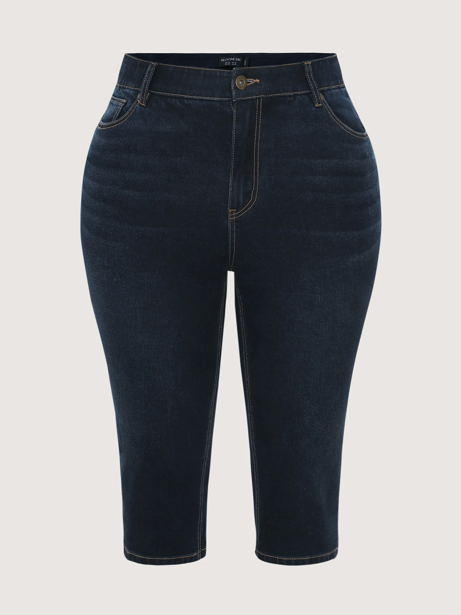Stretchy Skinny-Fit Capri Jeans - Image 10